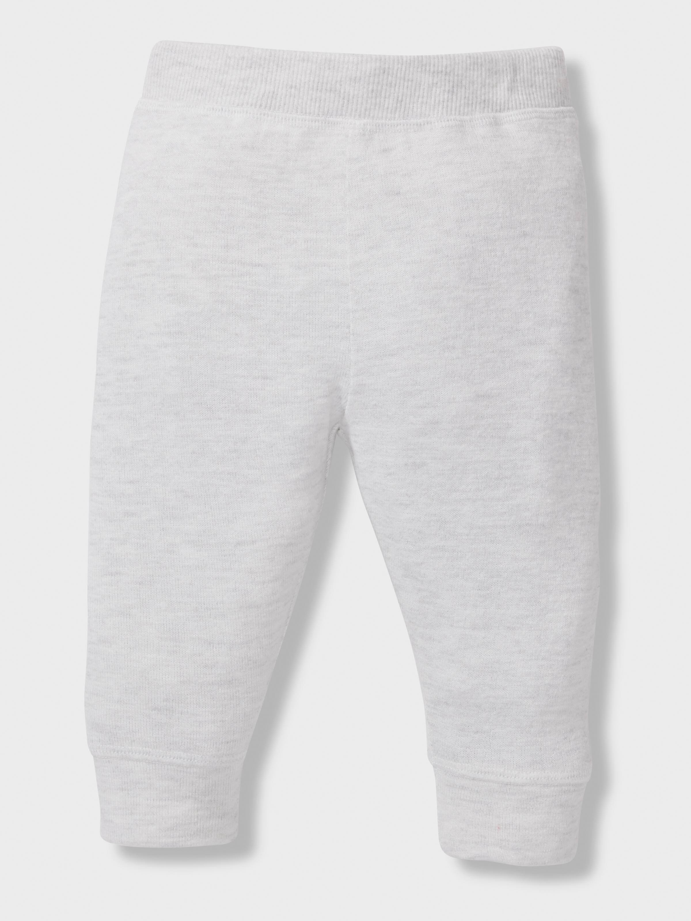 Baby Stone Grey Fuzzy Long Pj Set