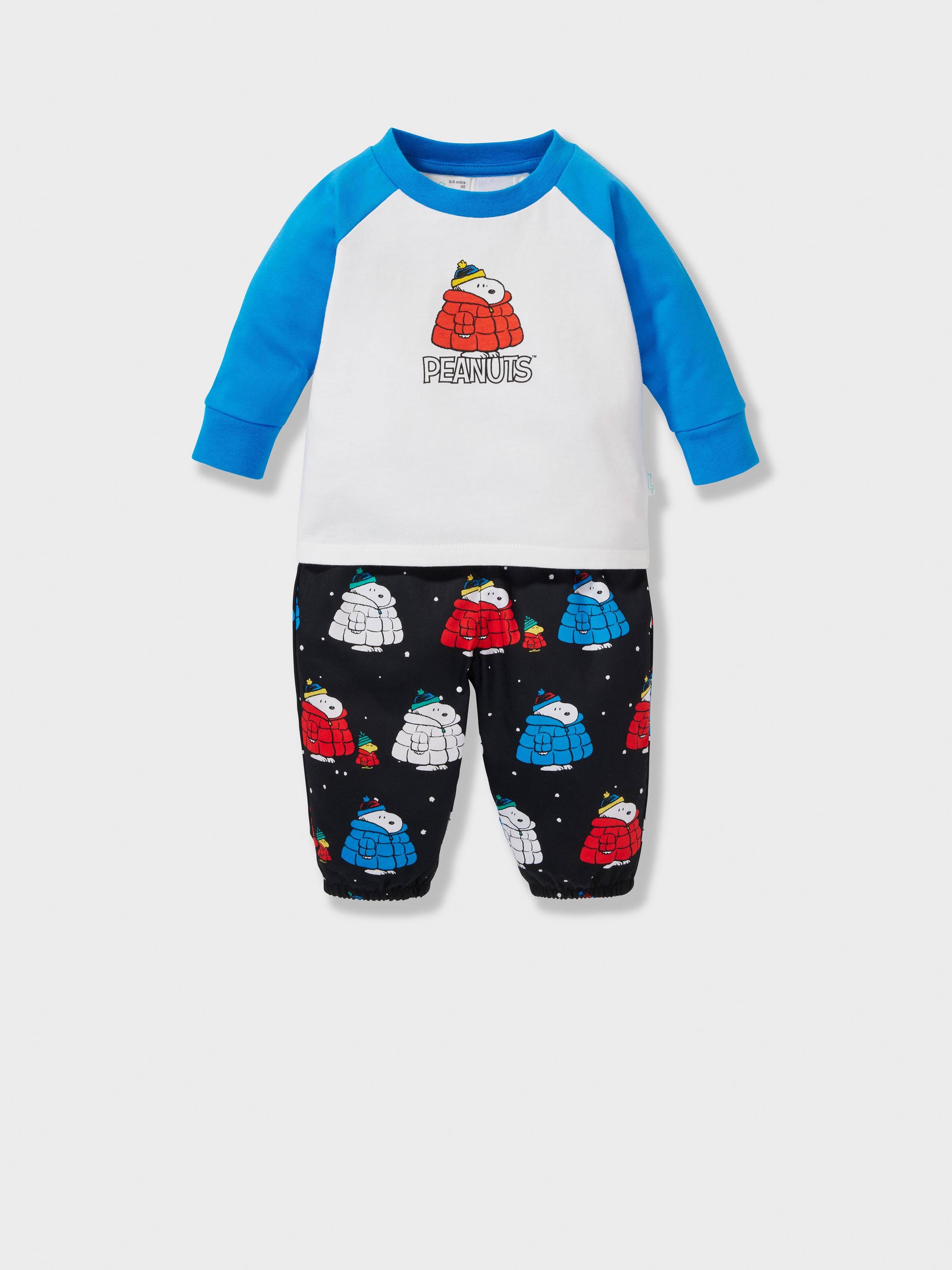 Baby Snoopy 100% Cotton Long Pj Set