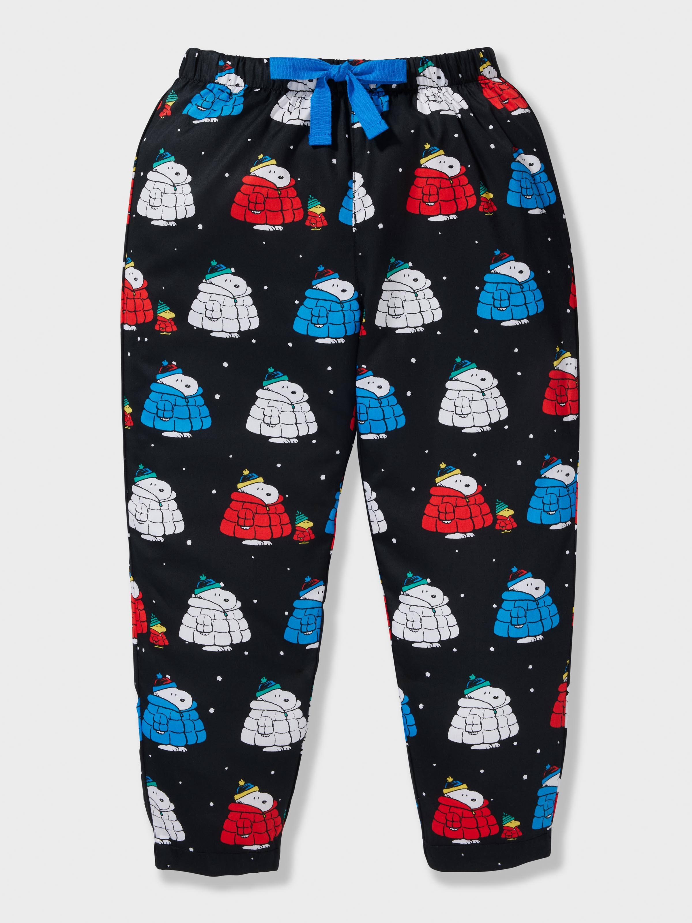 Jnr Kids Snoopy 100% Cotton Long Pj Set