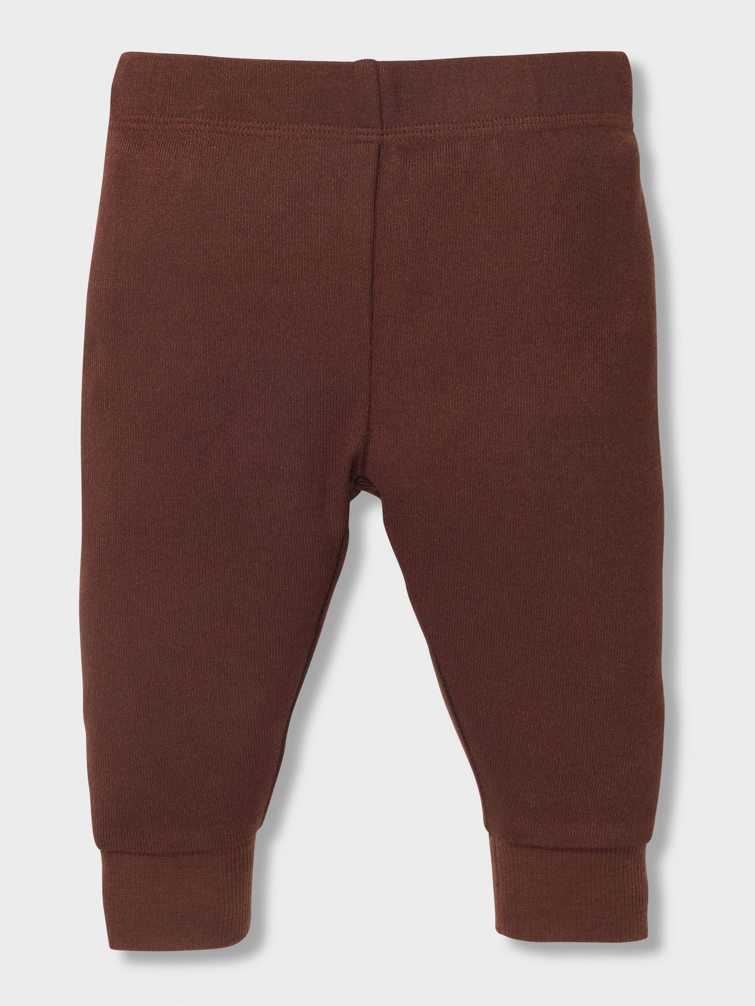 Baby Chocolate Plush Long Pj Set