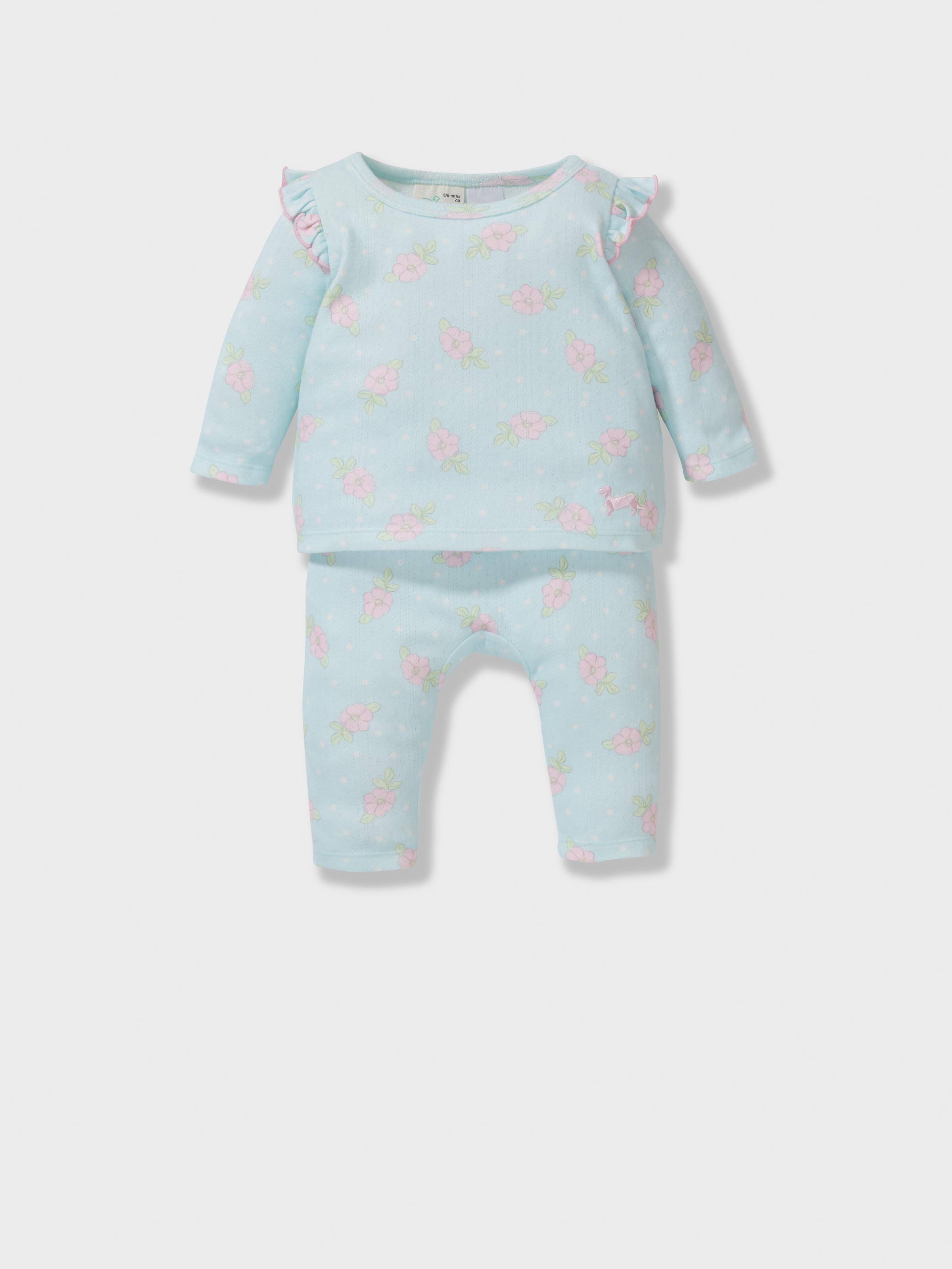 Baby Ditsy Floral Long Pj Set