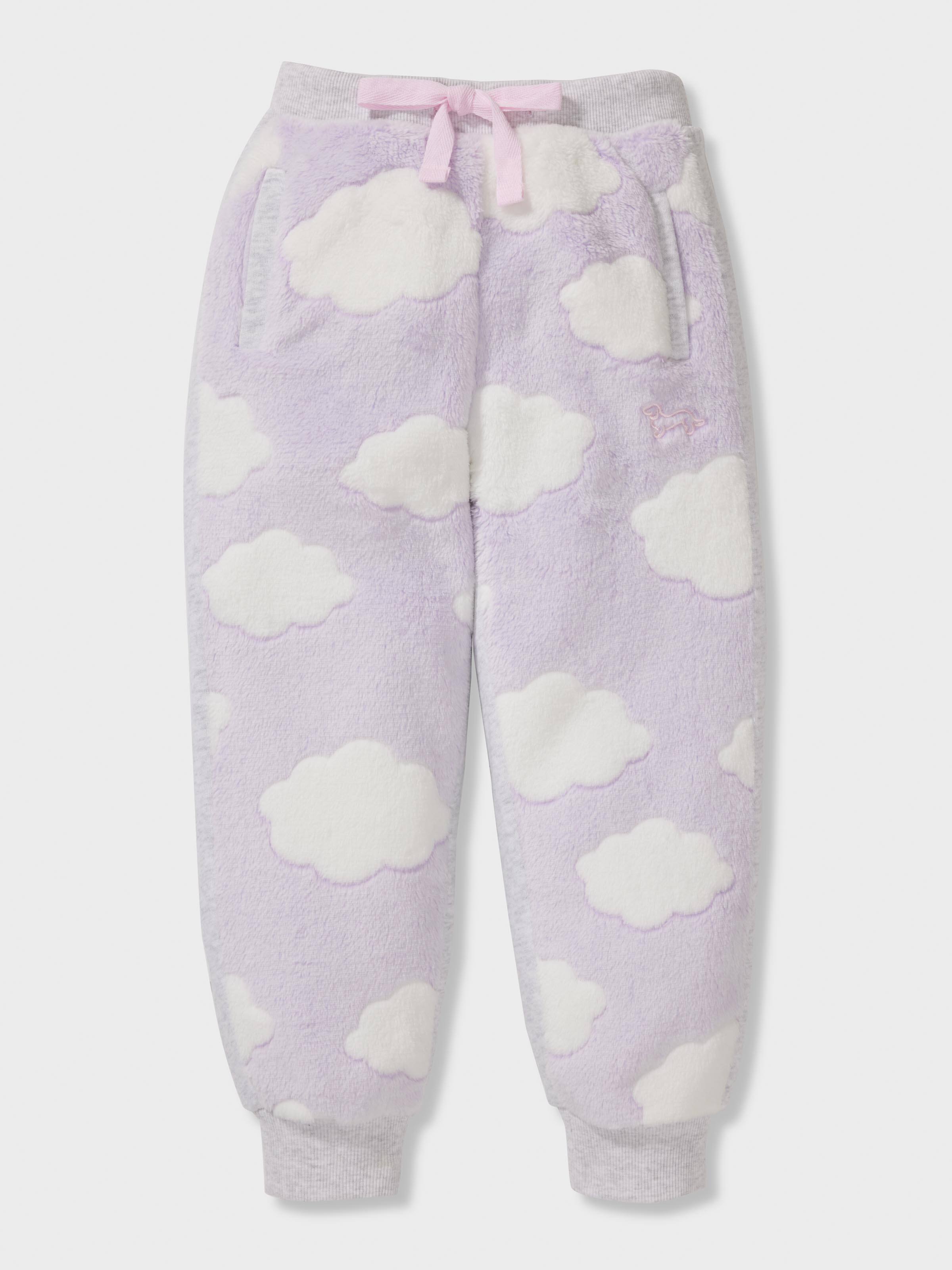 Jnr Girls Cloudy Fleece Long Pj Set