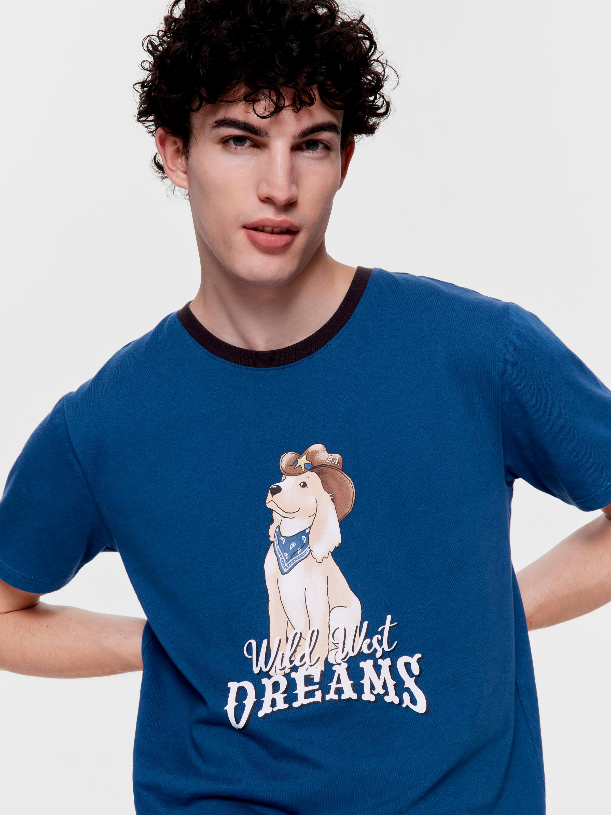 Cowboy Dog Dreams 100% Cotton Tee