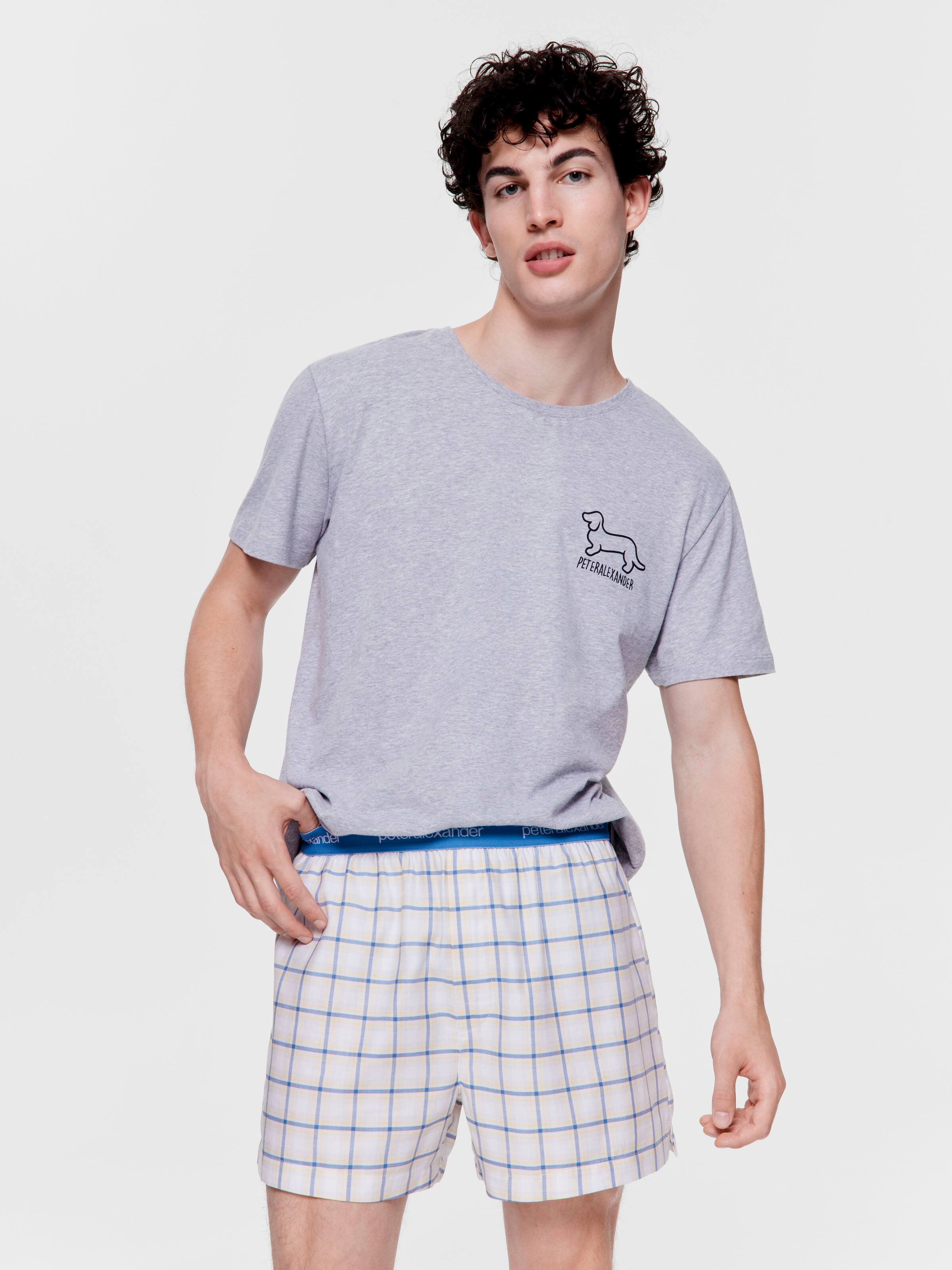 Micro Check Boxer Short