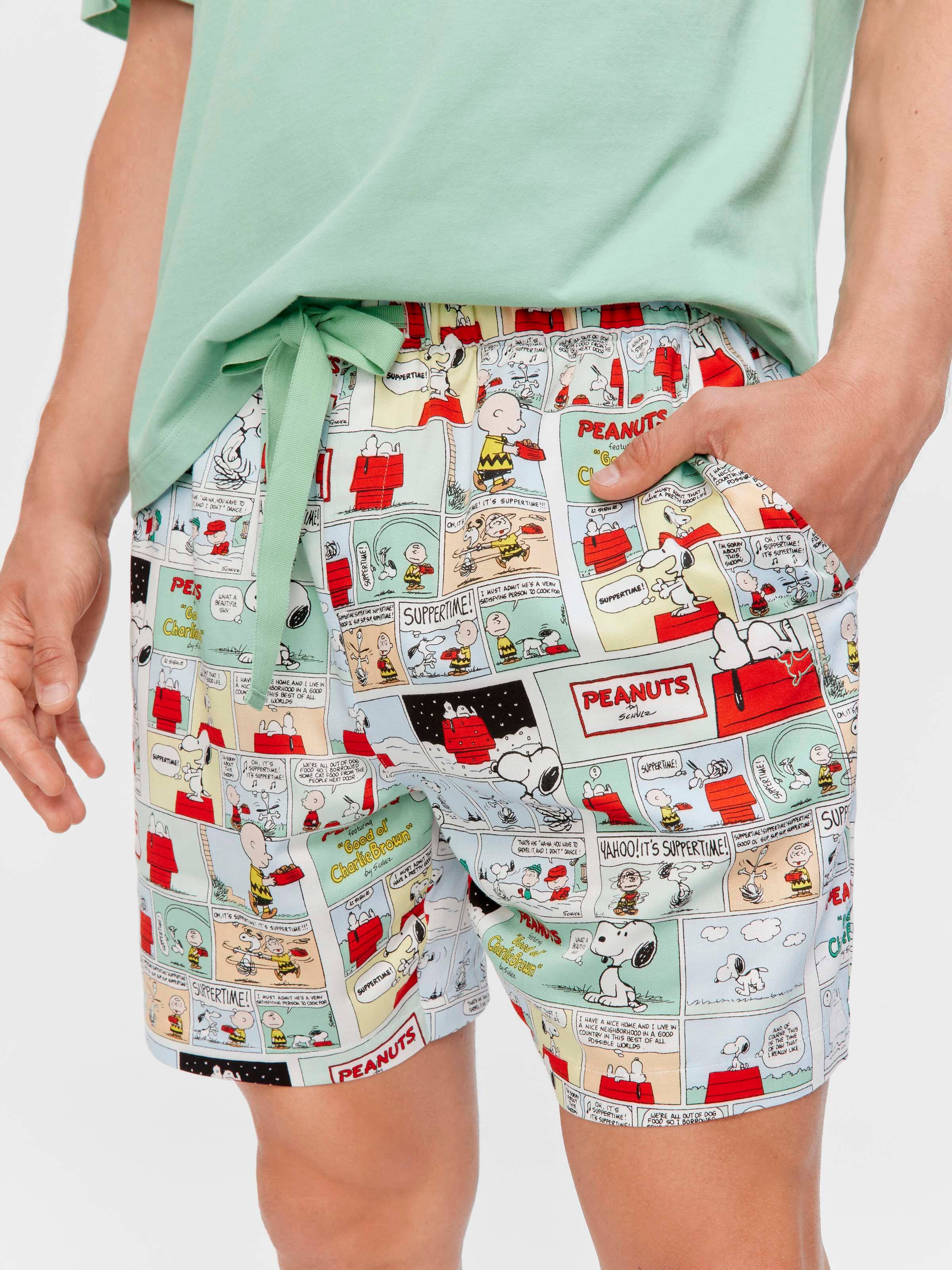 Snoopy Comic Mid Short