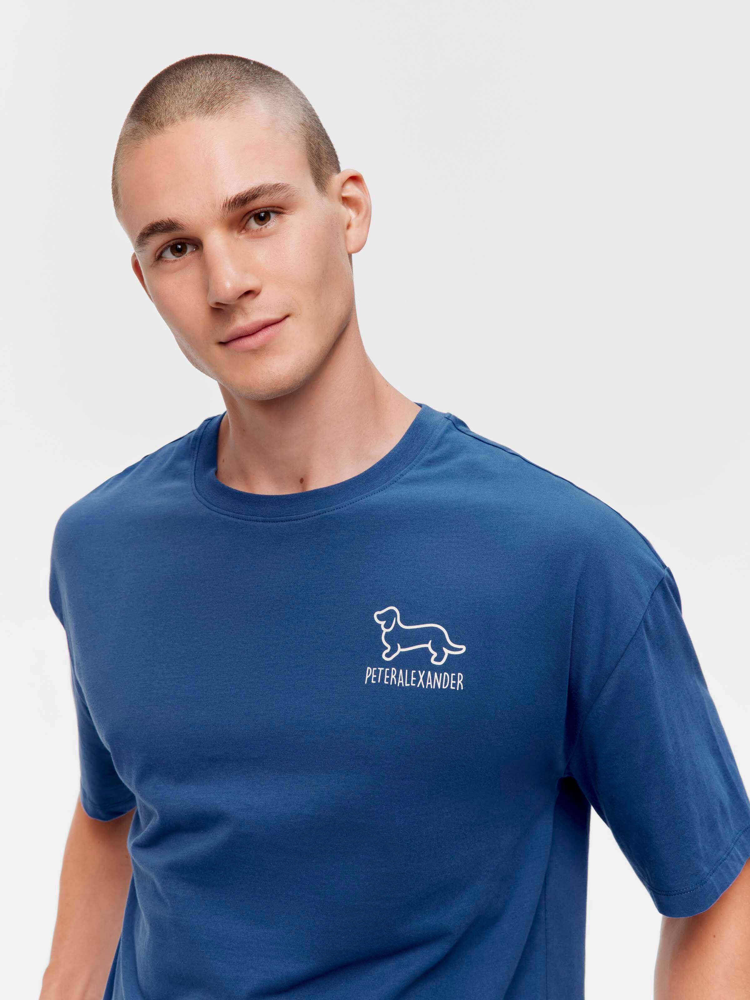 Blue Pop Colour Relaxed Tee