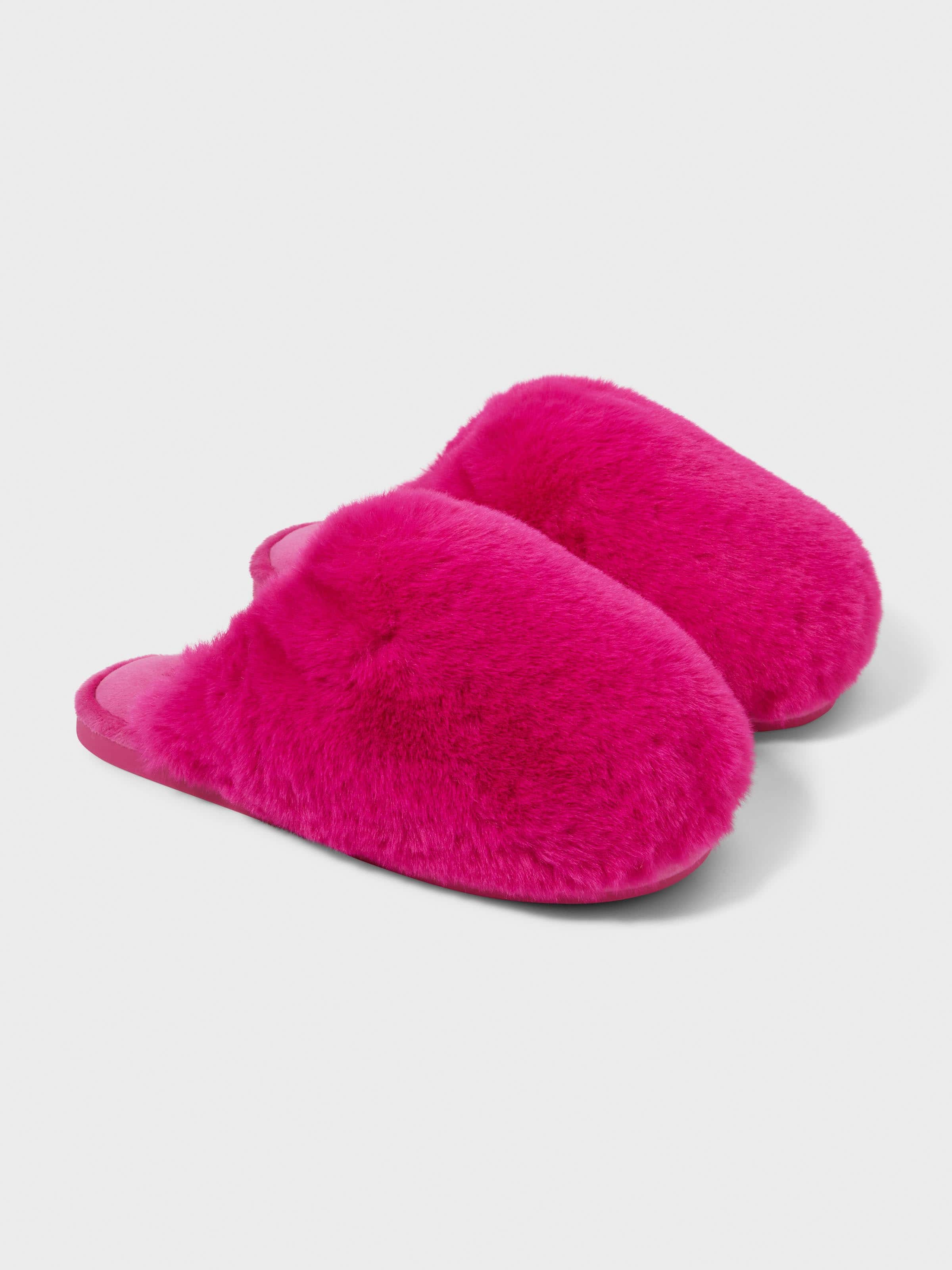 Pink Fluffy Scuff