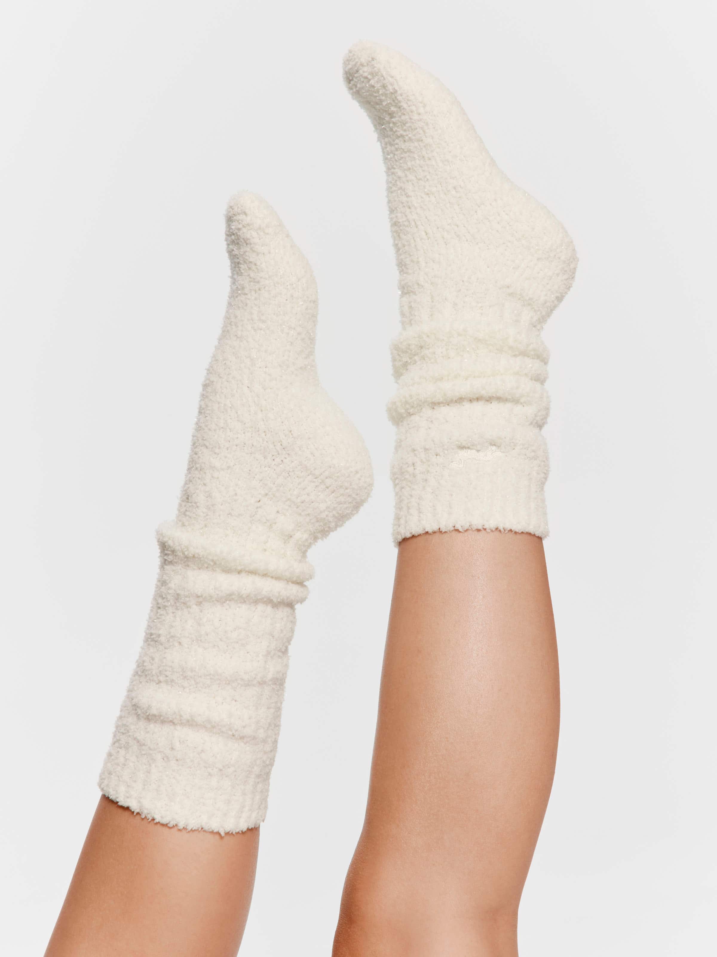 Metallic Slouch Sock