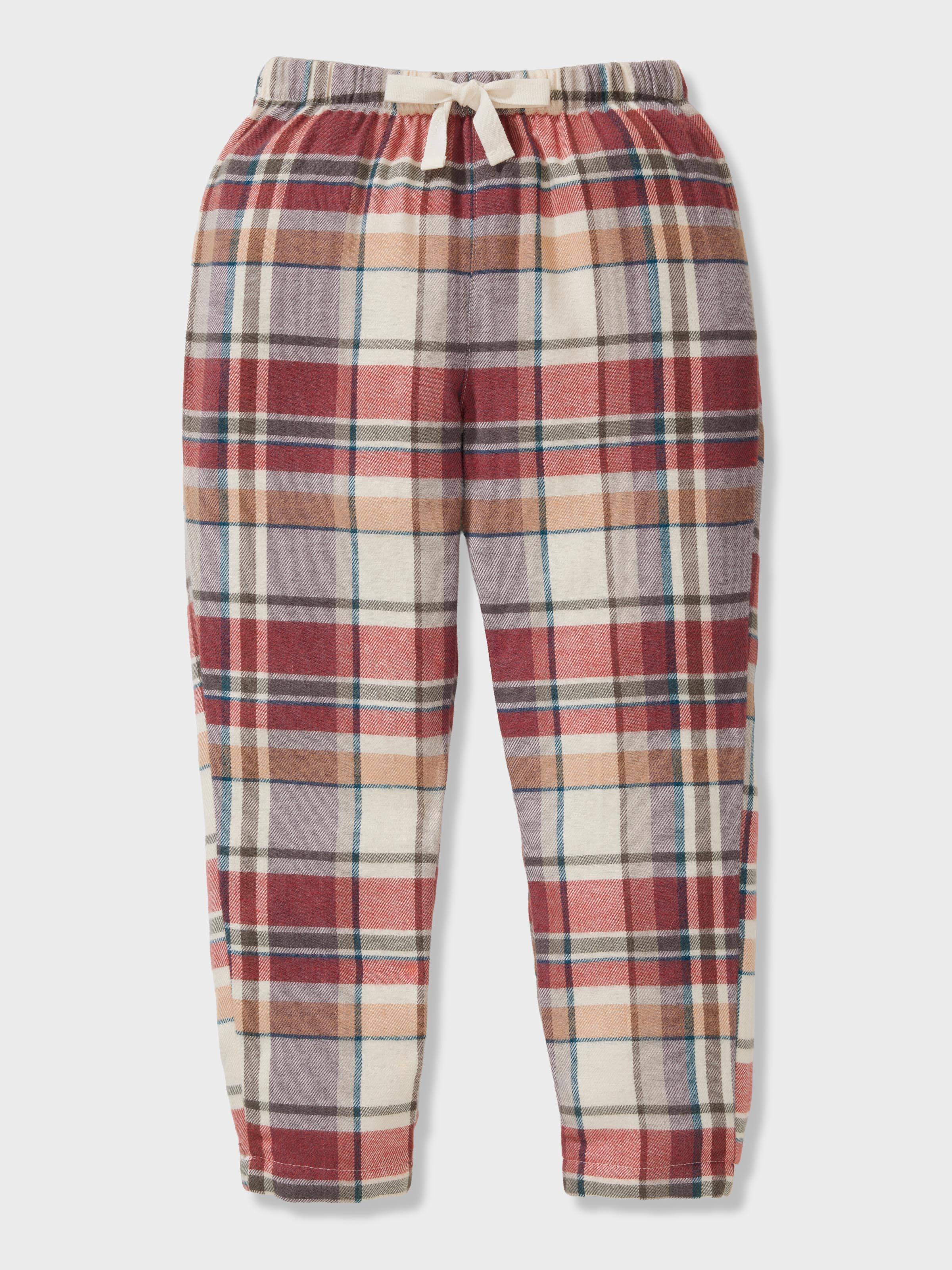 Jnr Boys Waffle Check Long Pj Set