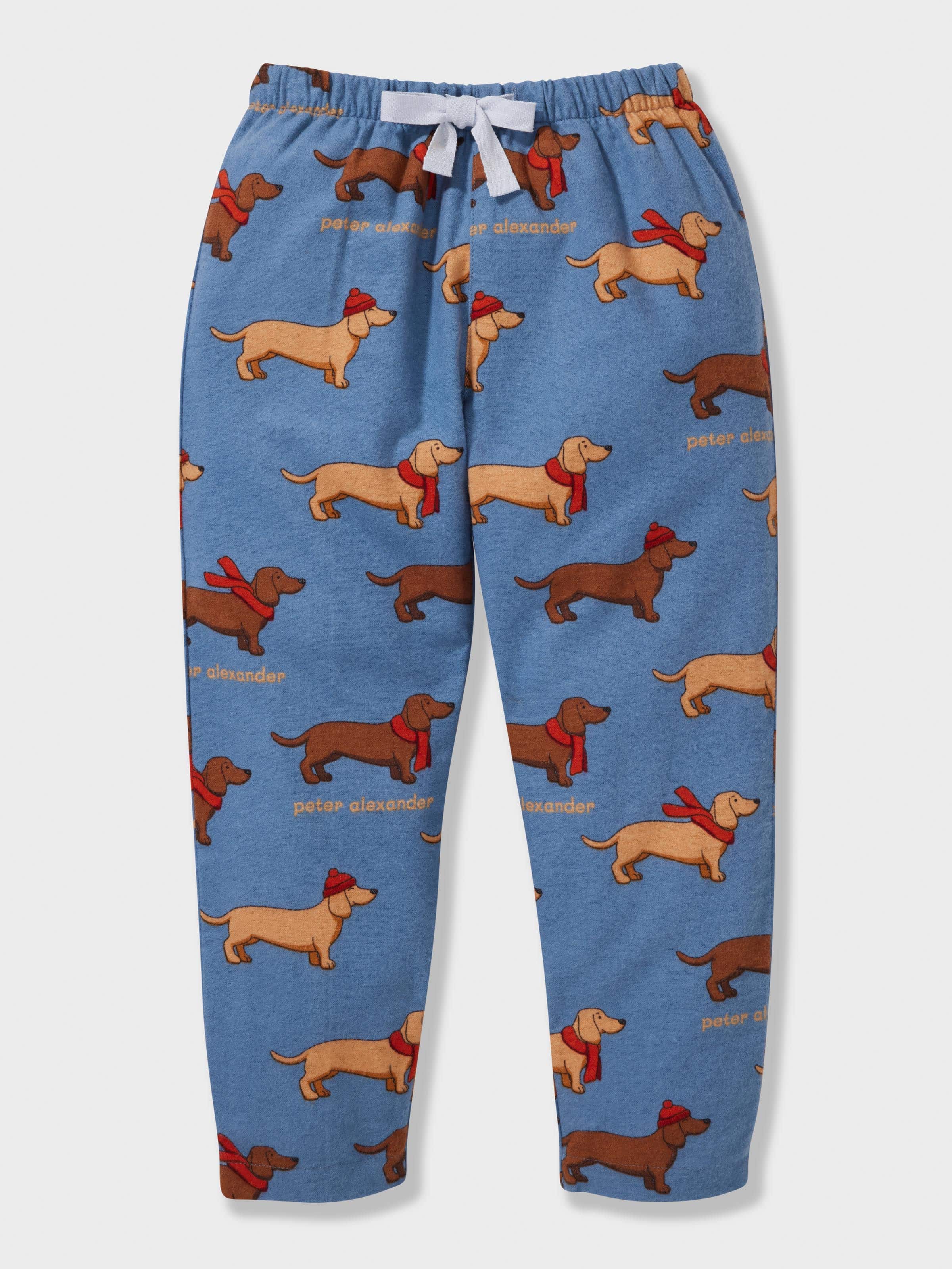 Boys Blue Penny 100% Cotton Long Pj Set