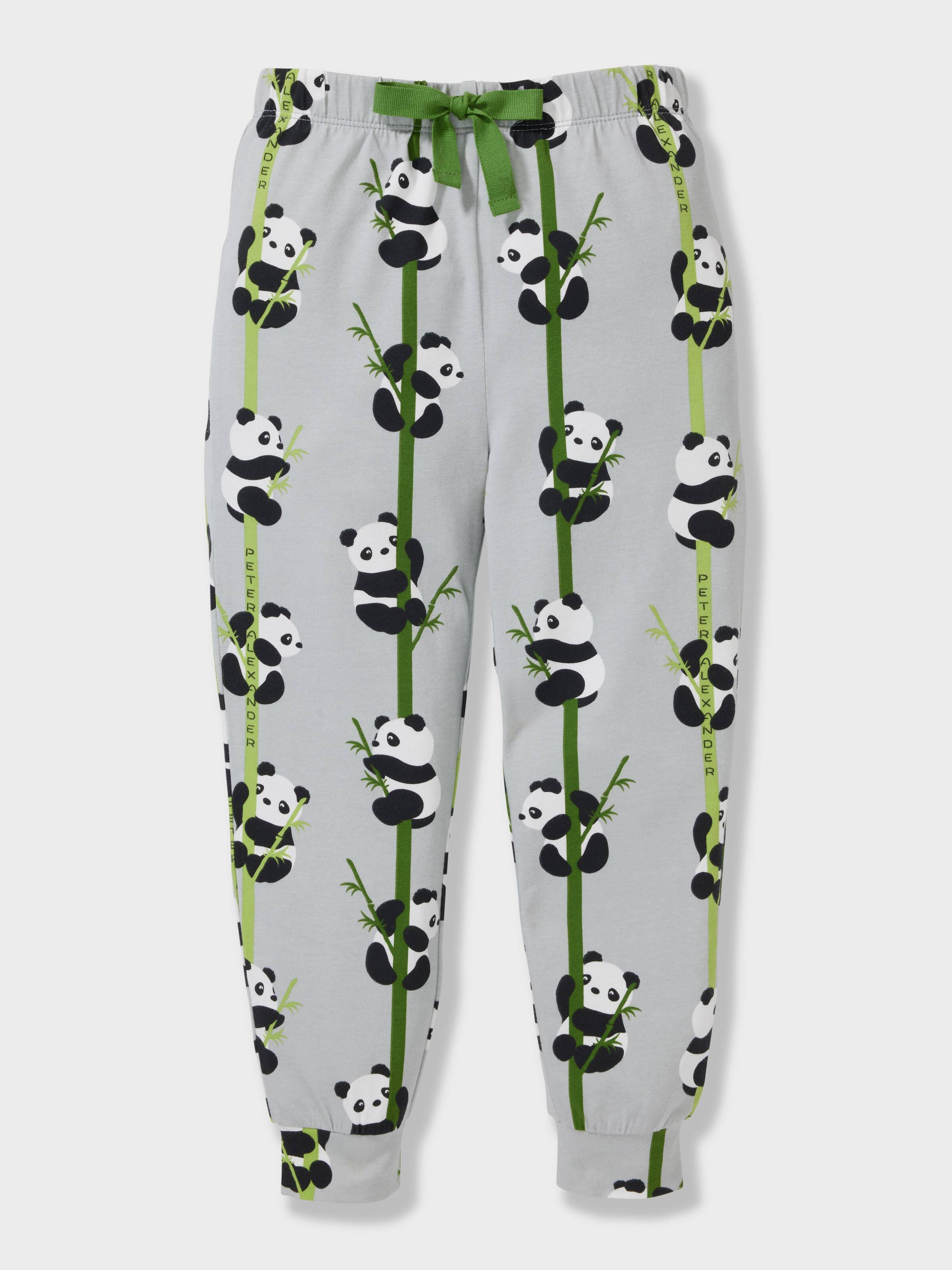 Boys Panda Long Pj Set