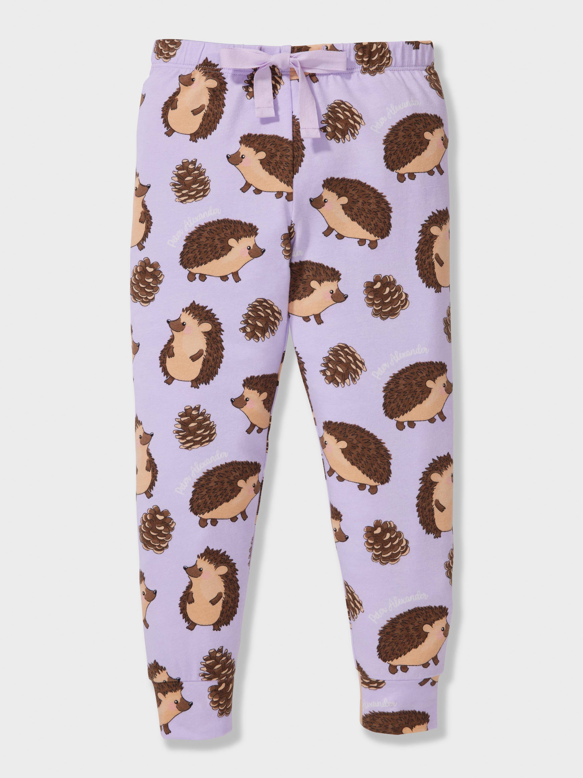 Jnr Girls Hedgehog Long Pj Set