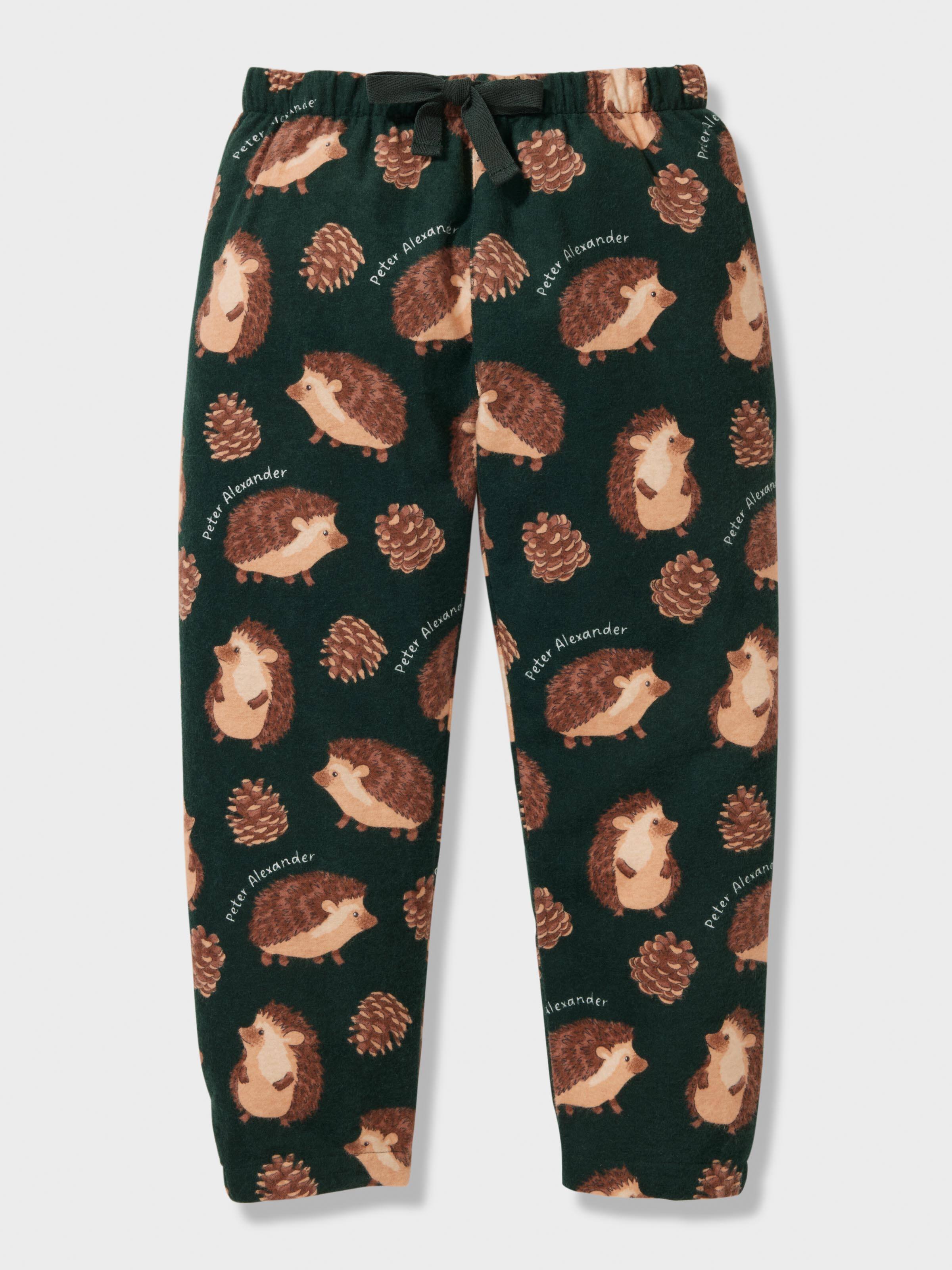 Jnr Boys Hedgehog 100% Cotton Long Pj Set