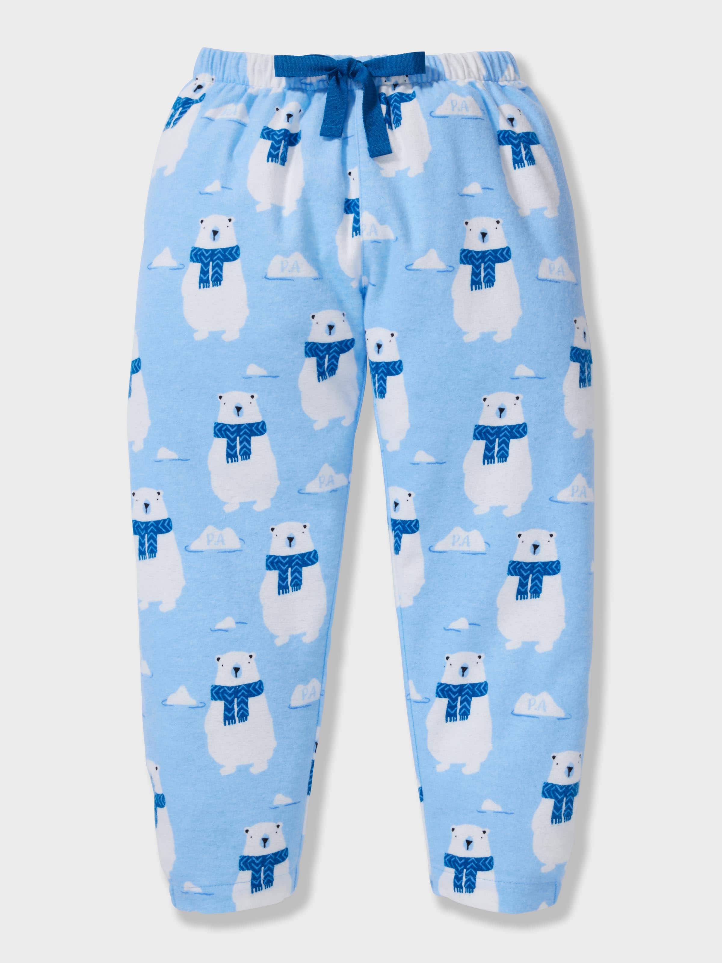 Jnr Kids Polar Bear 100% Cotton Long Pj Set