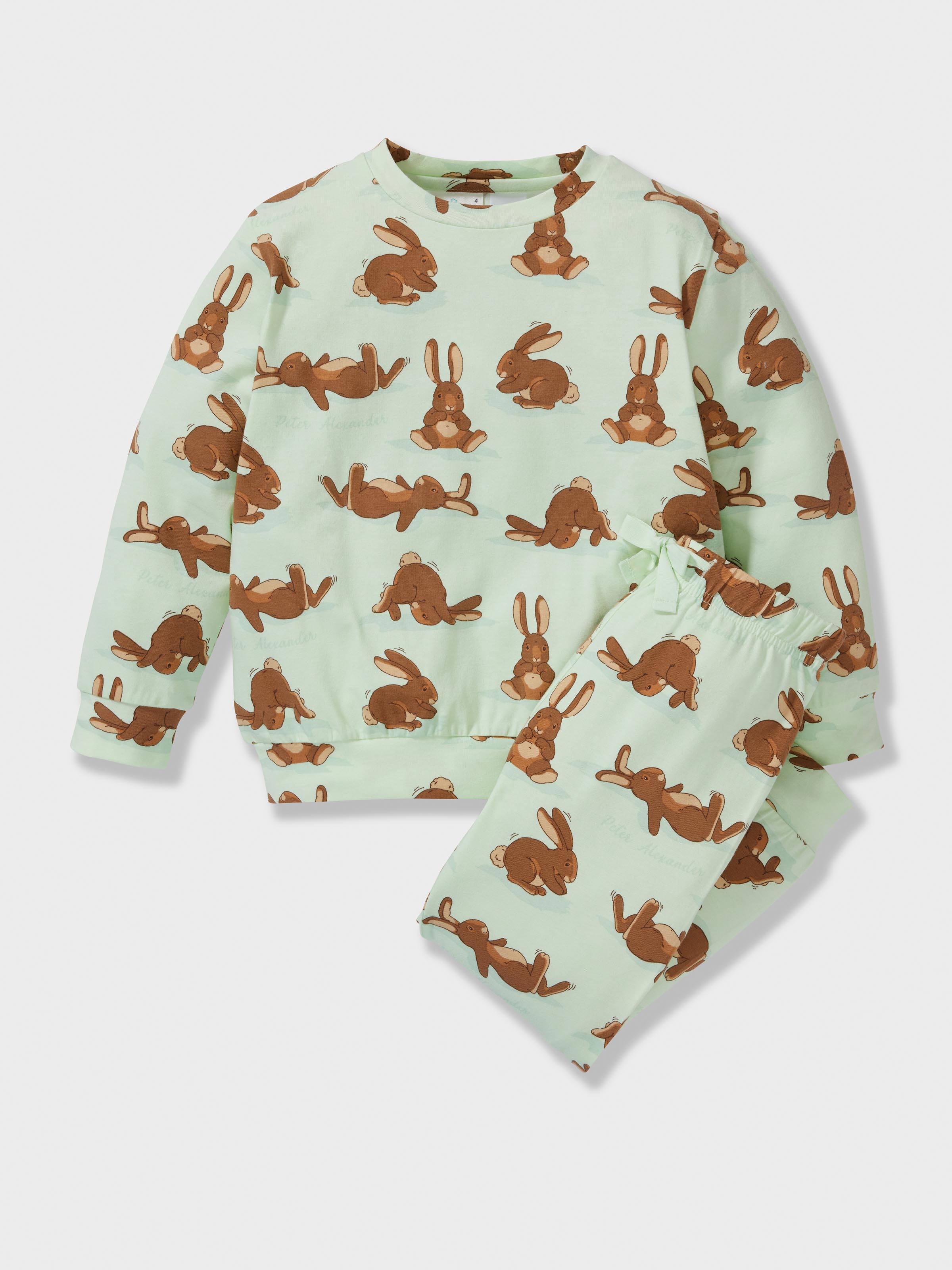 Kids Easter Bunny Long Pj Set