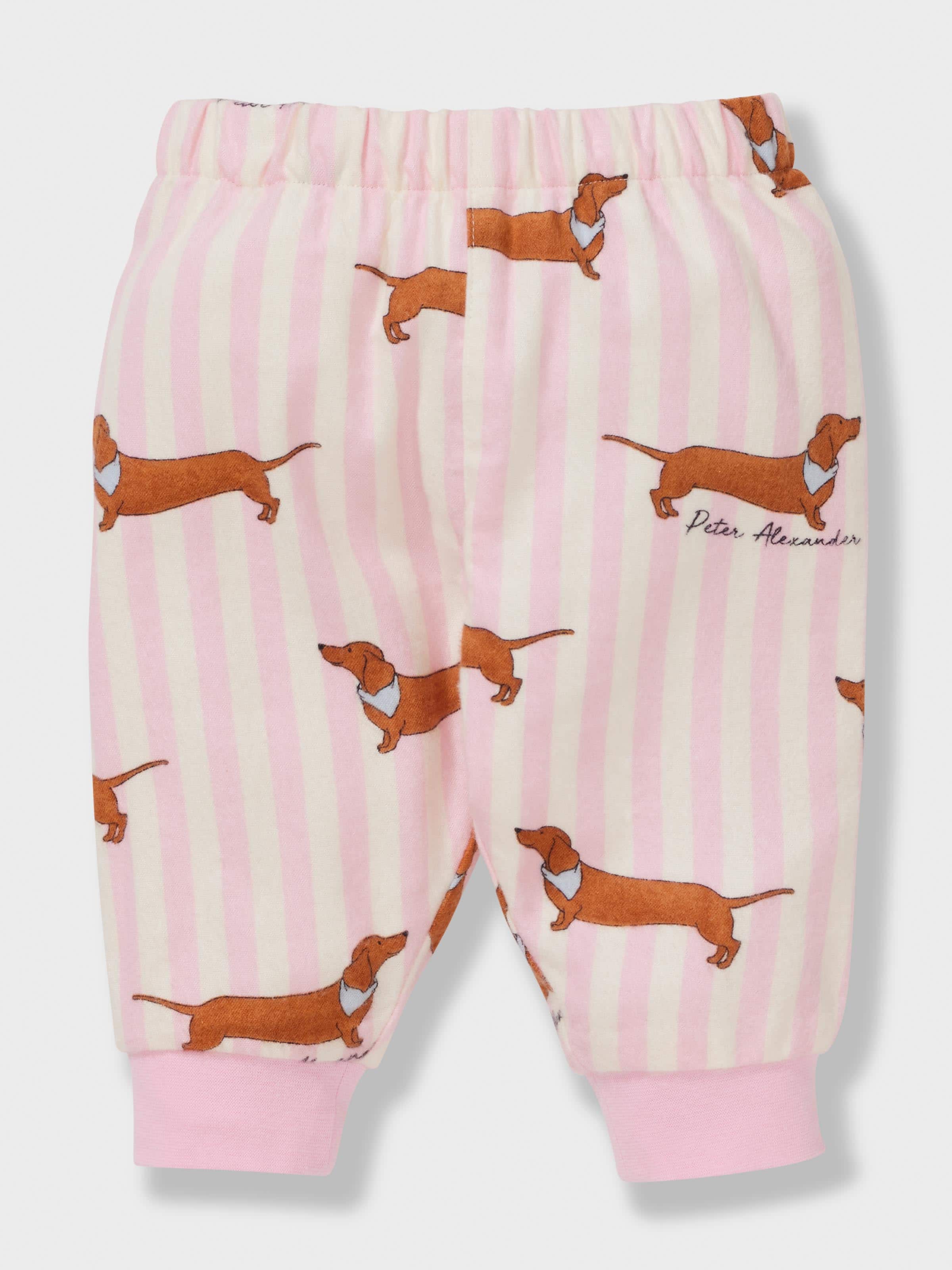 Baby Girl Penny Stripe Long Classic Pj Set