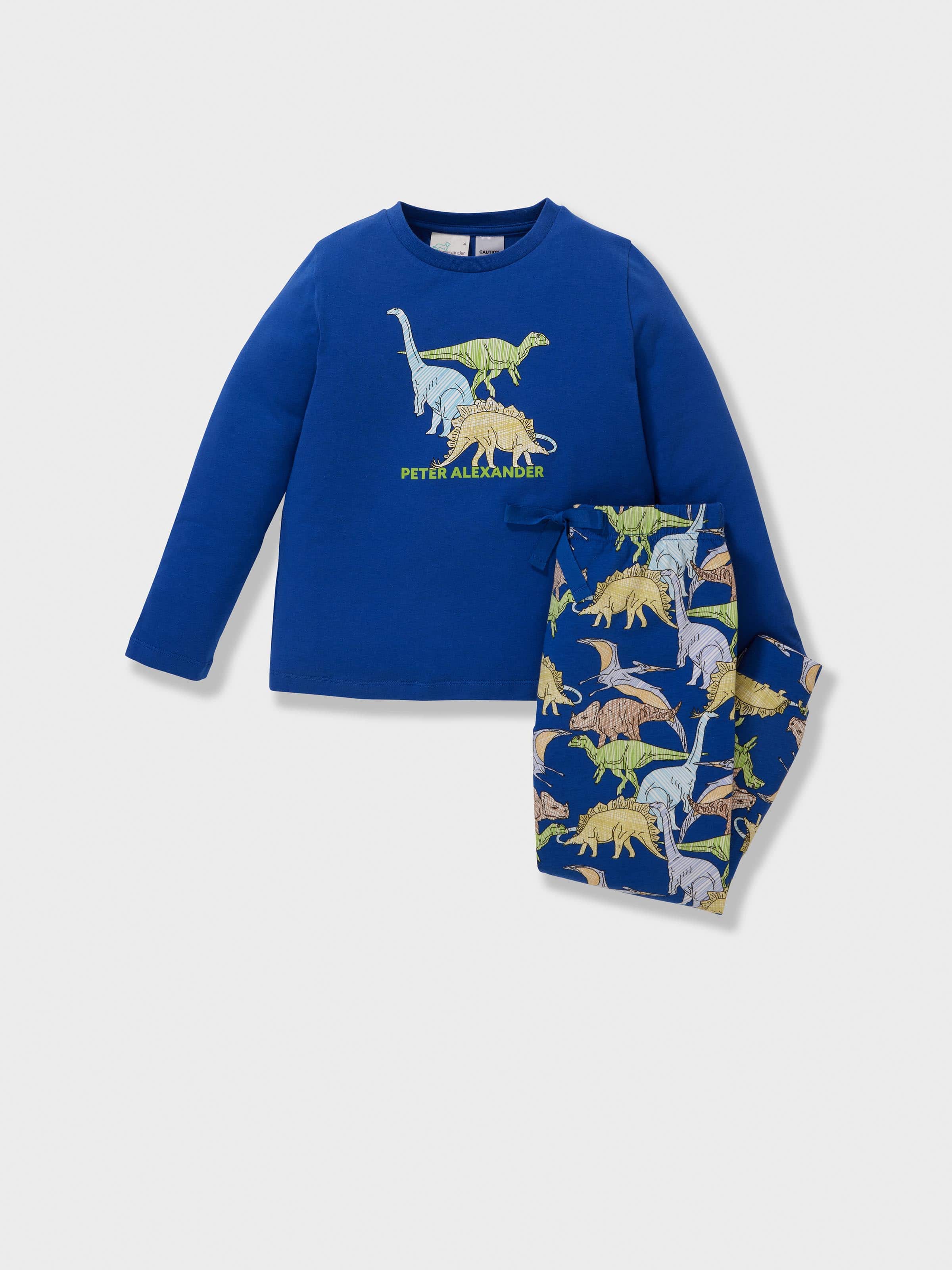 Jnr Boys Dinosaurs Long Pj Set