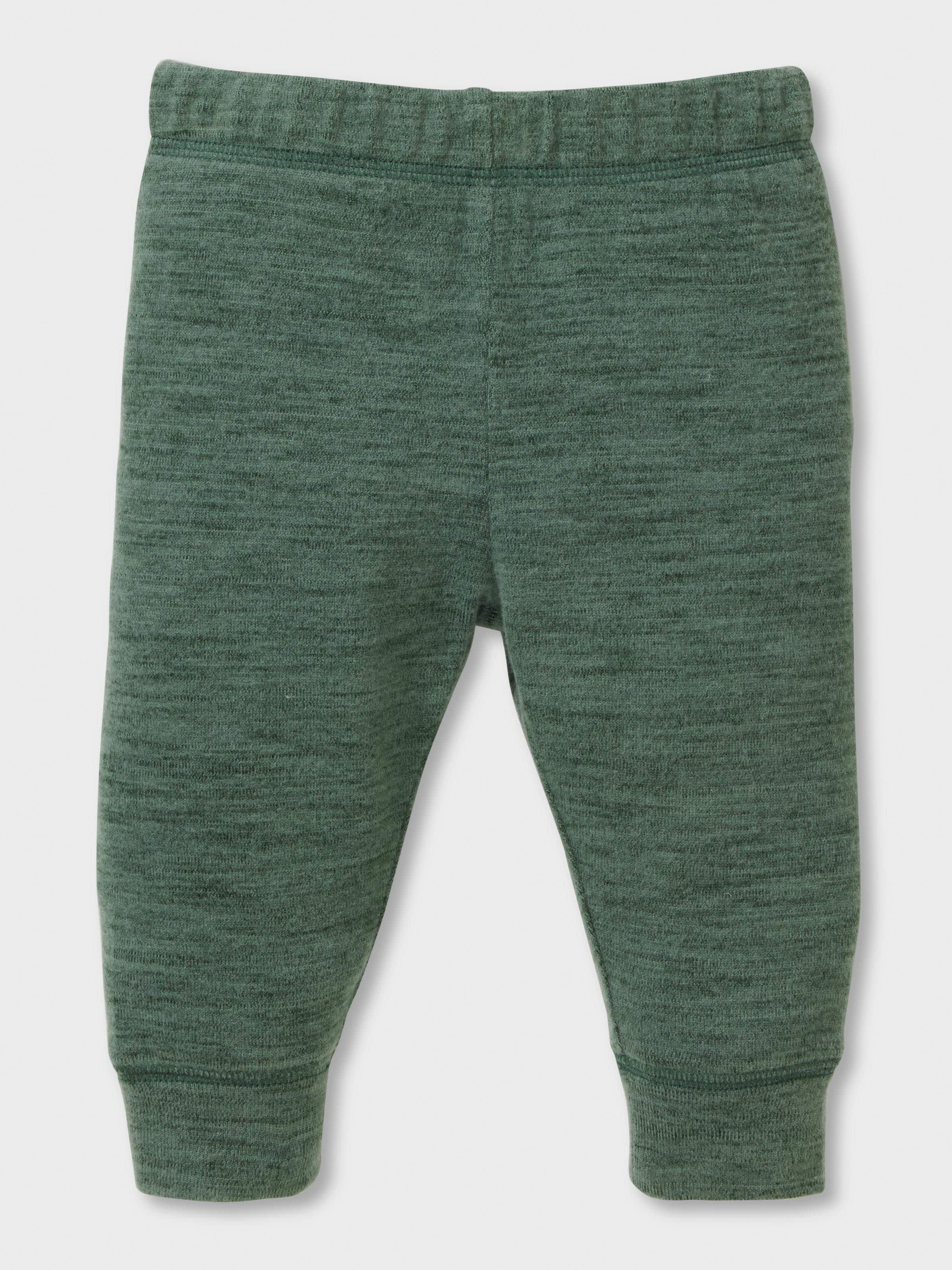 Baby Green Plush Long Pj Set