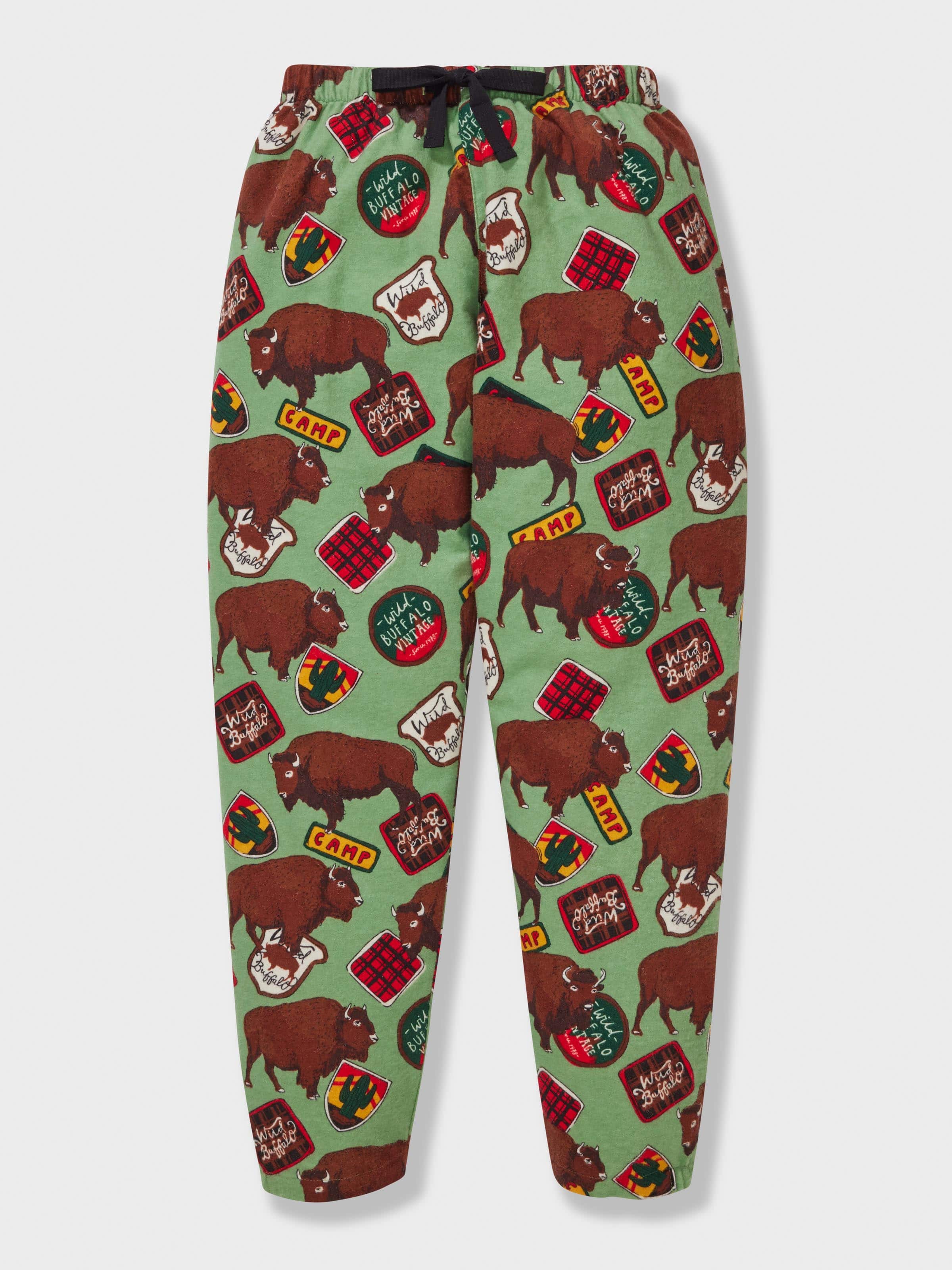 Boys Buffalo 100% Cotton Long Pj Set