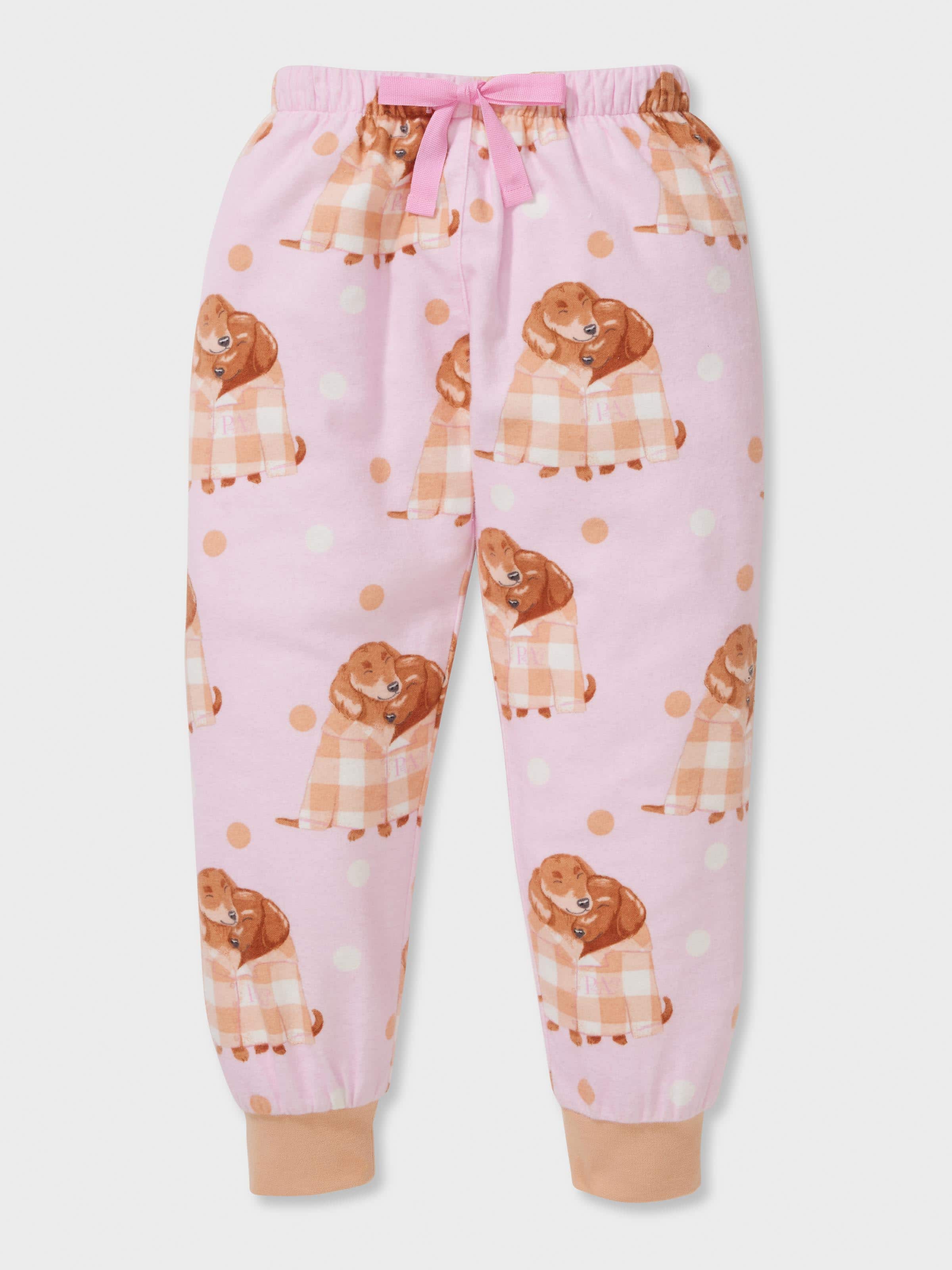Girls Cuddling Penny Long Pj Set