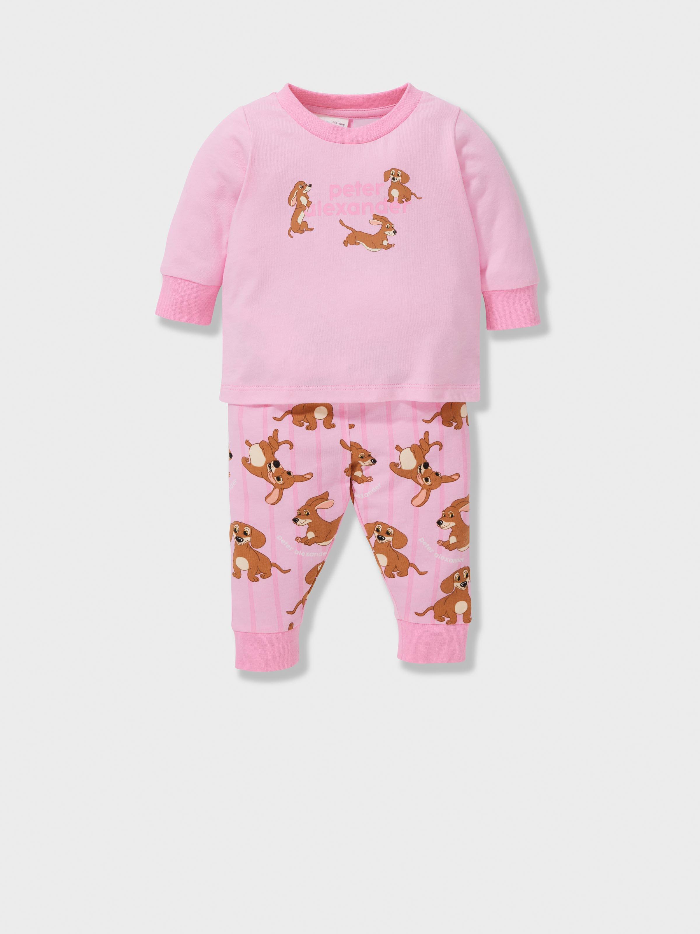 Baby Girl Pink Penny Long Pj Set