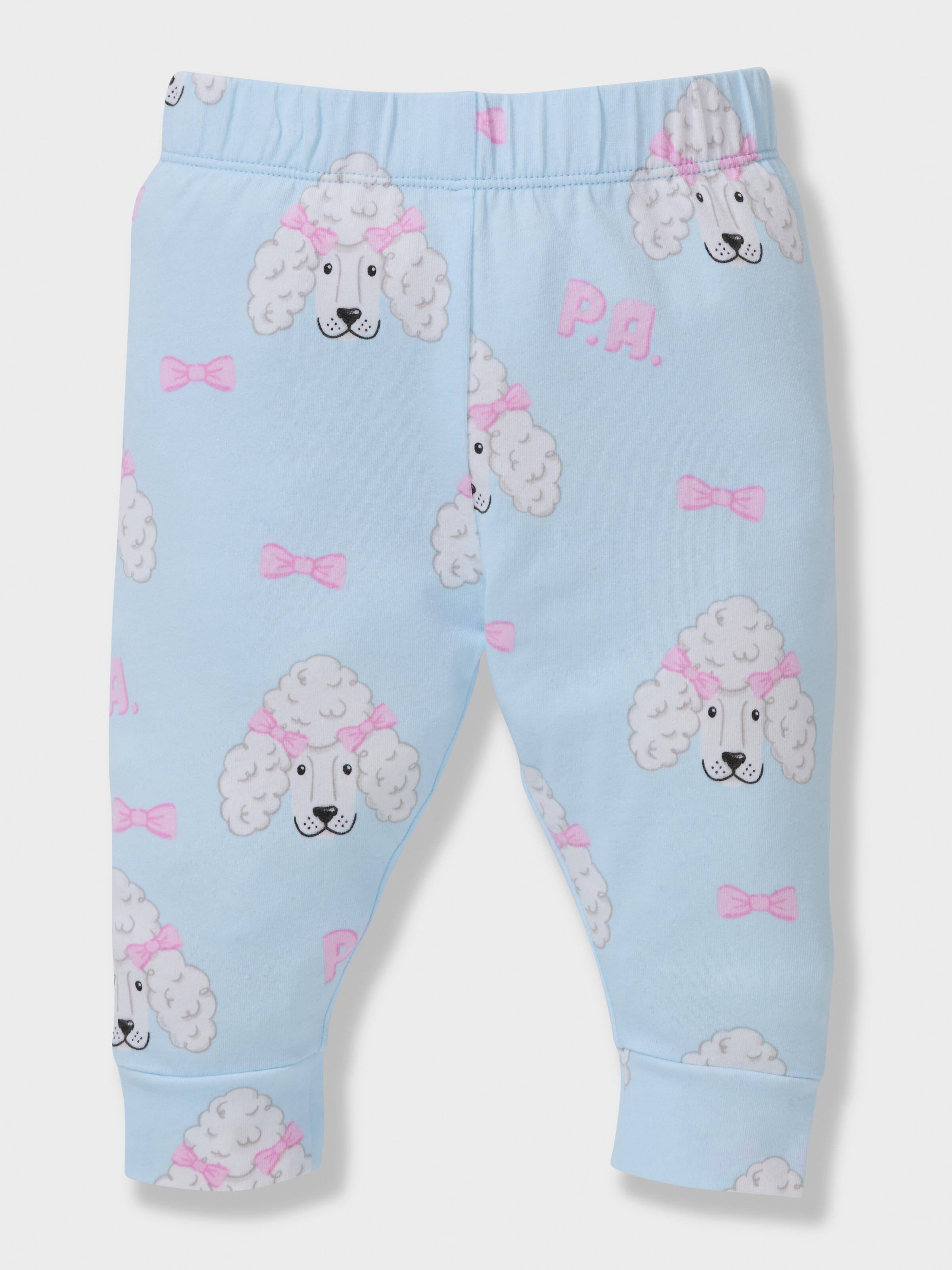 Baby Girl Poodle Long Pj Set