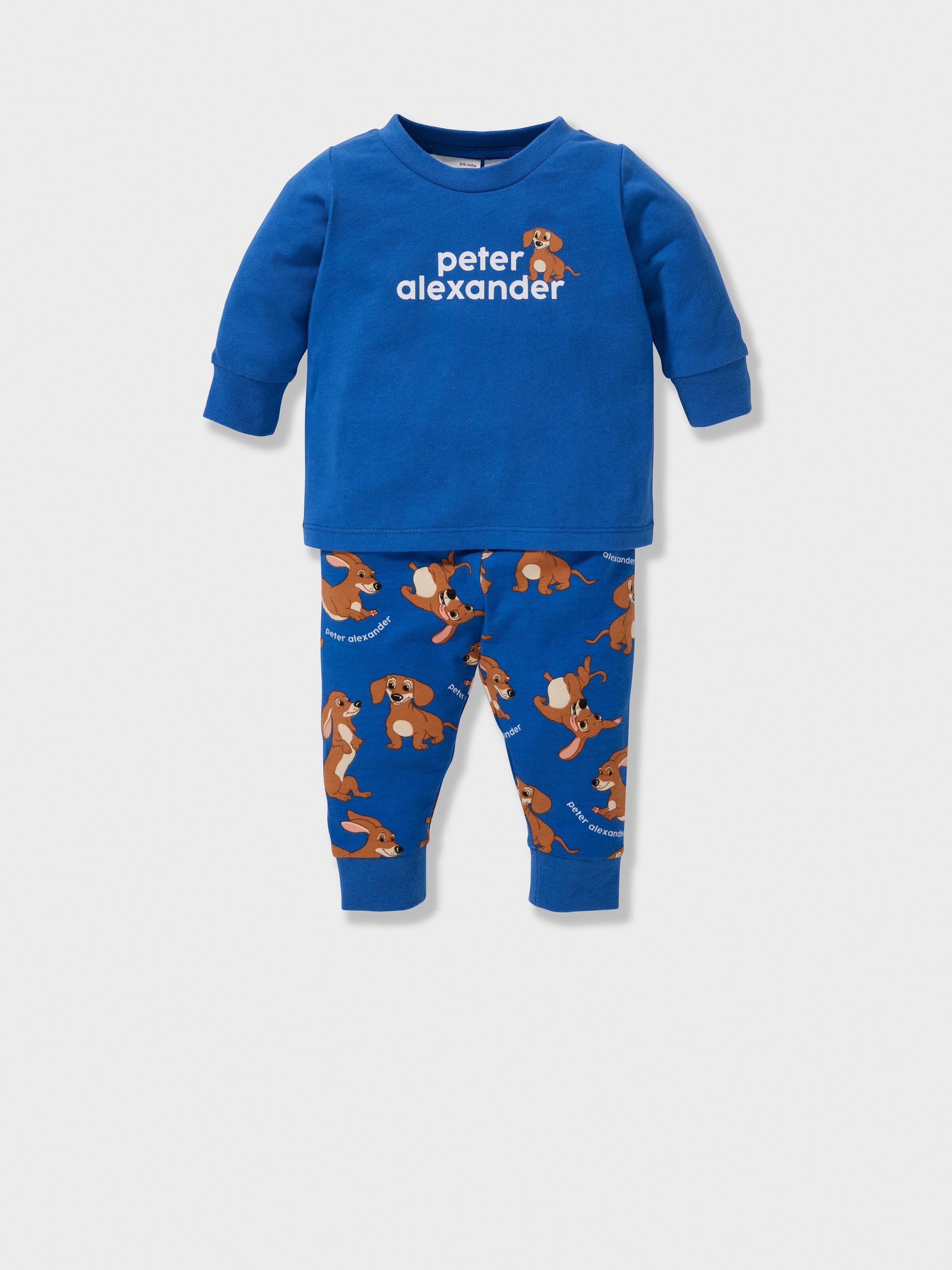 Baby Boy Blue Penny Long Pj Set