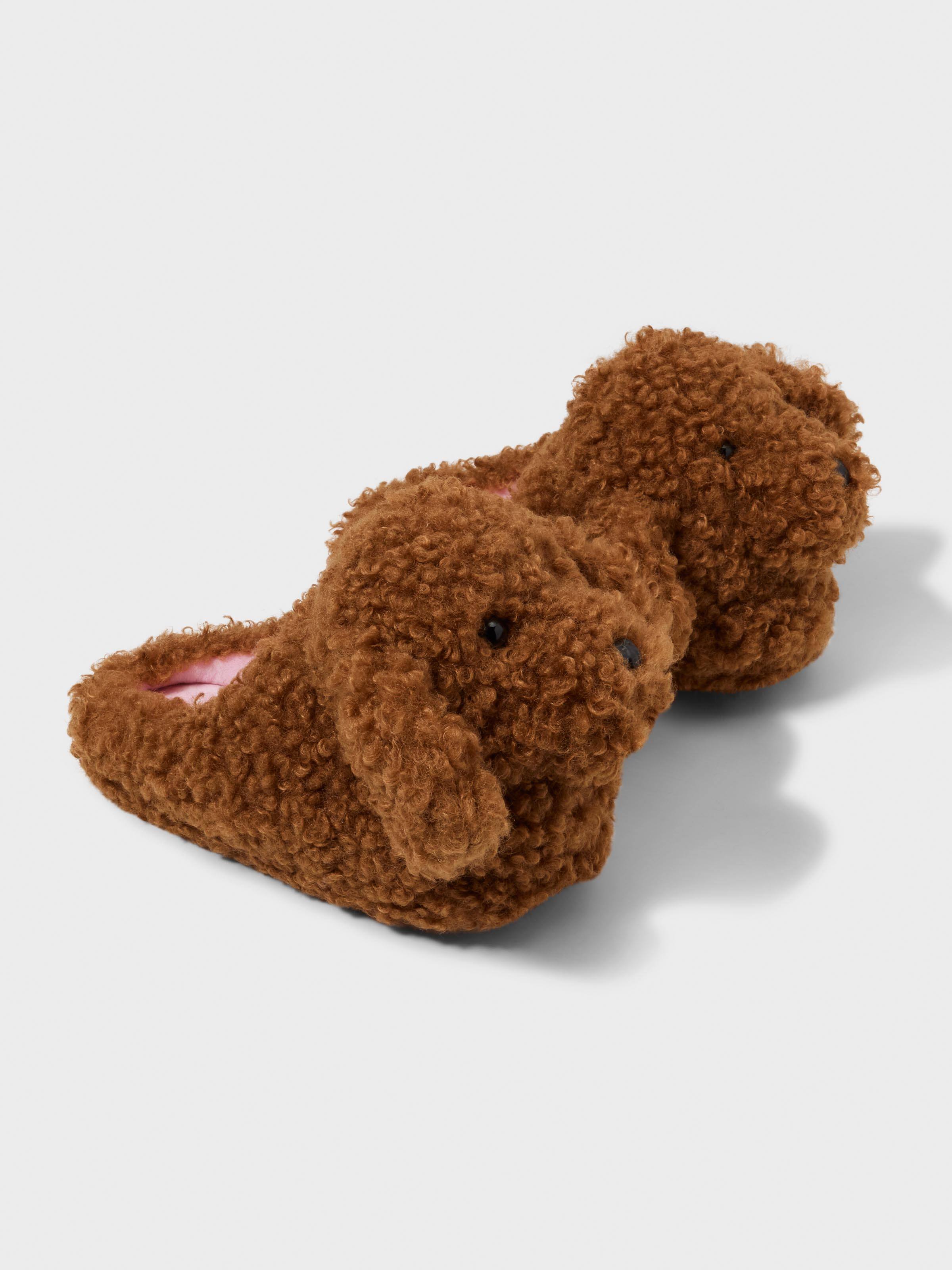 Curly Puppy Slipper