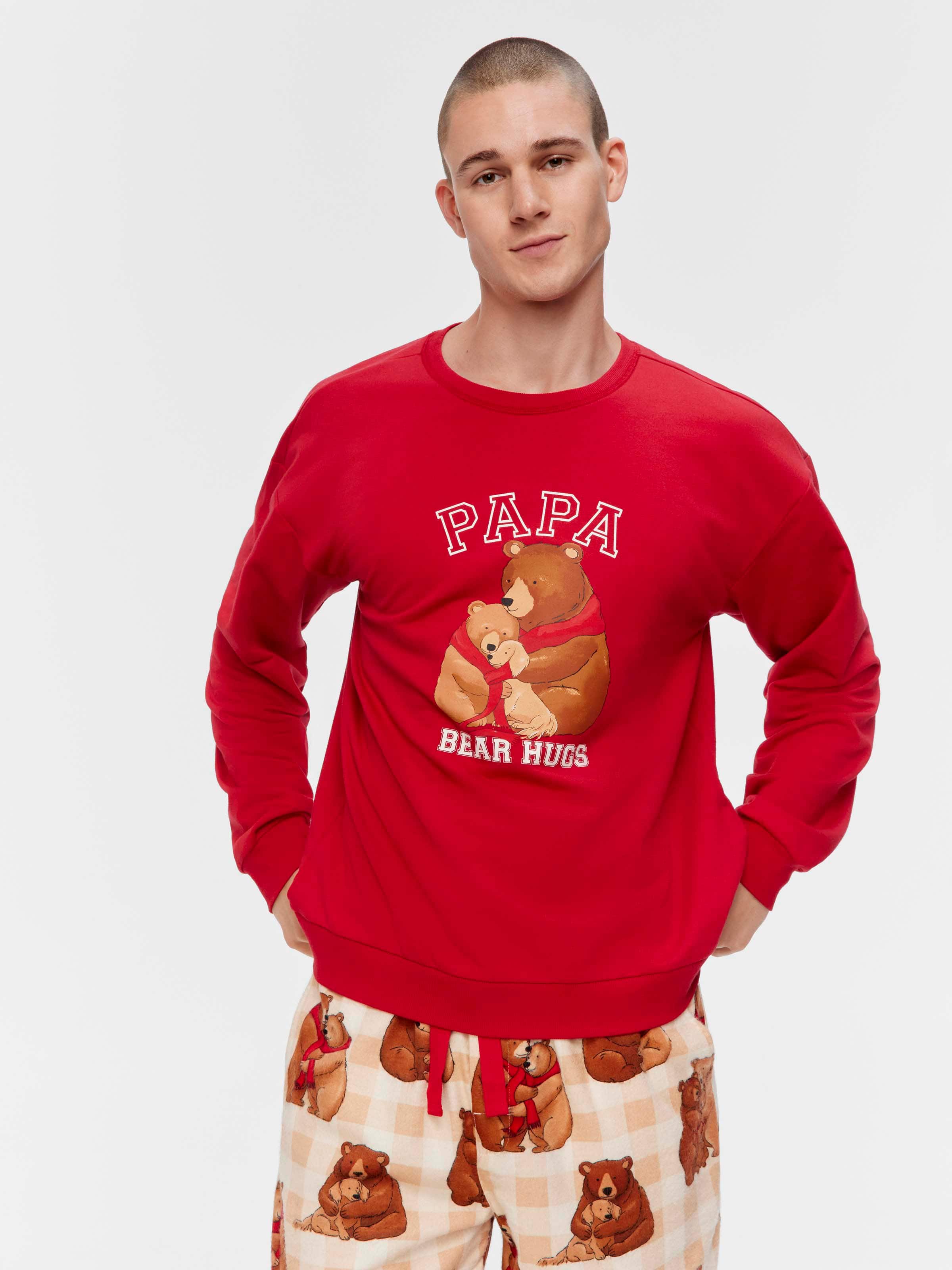Papa Bear Hugs Sweater