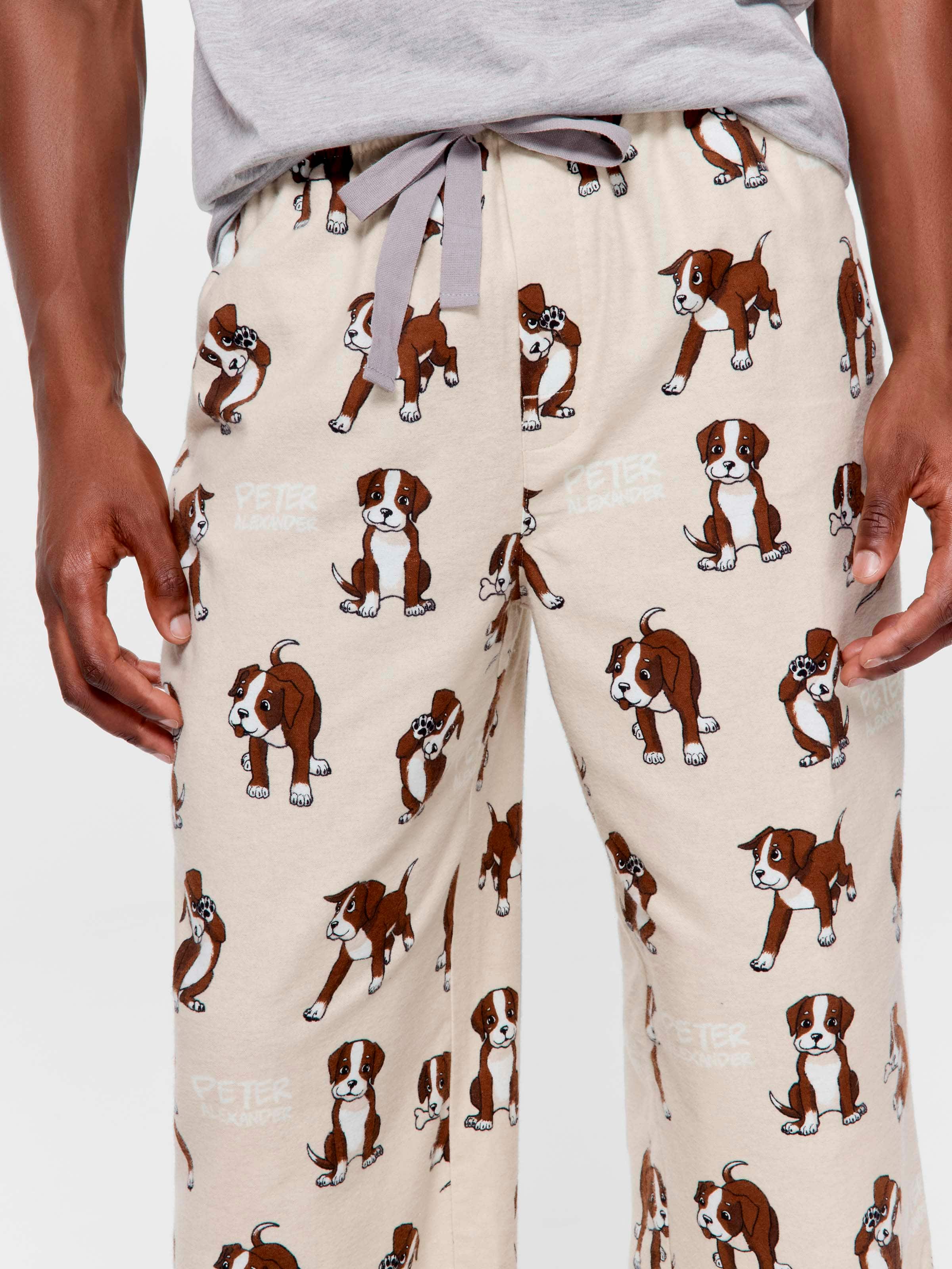 Boxer Dog Flannelette Classic Pj Pant
