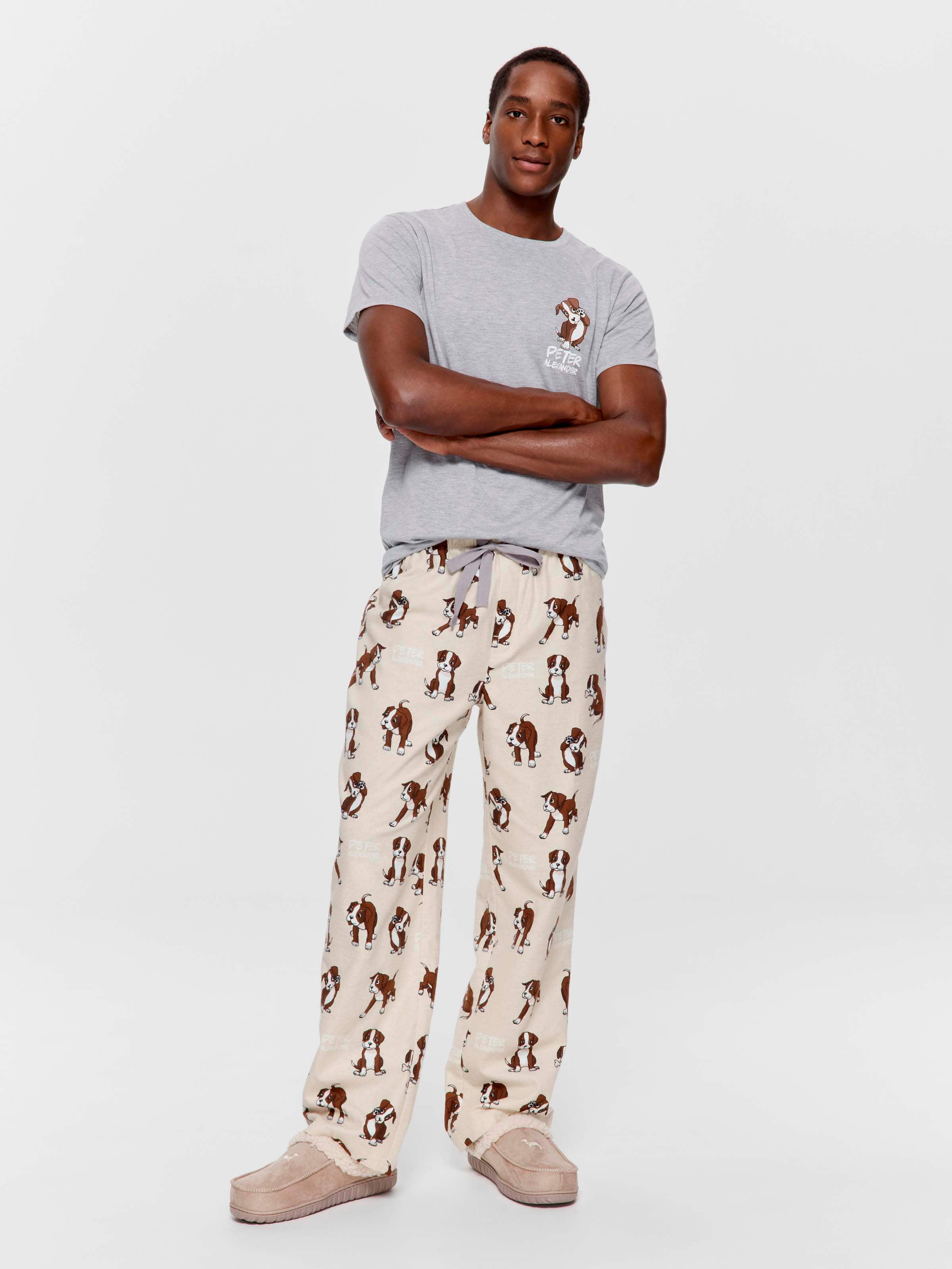 Boxer Dog Flannelette Classic Pj Pant