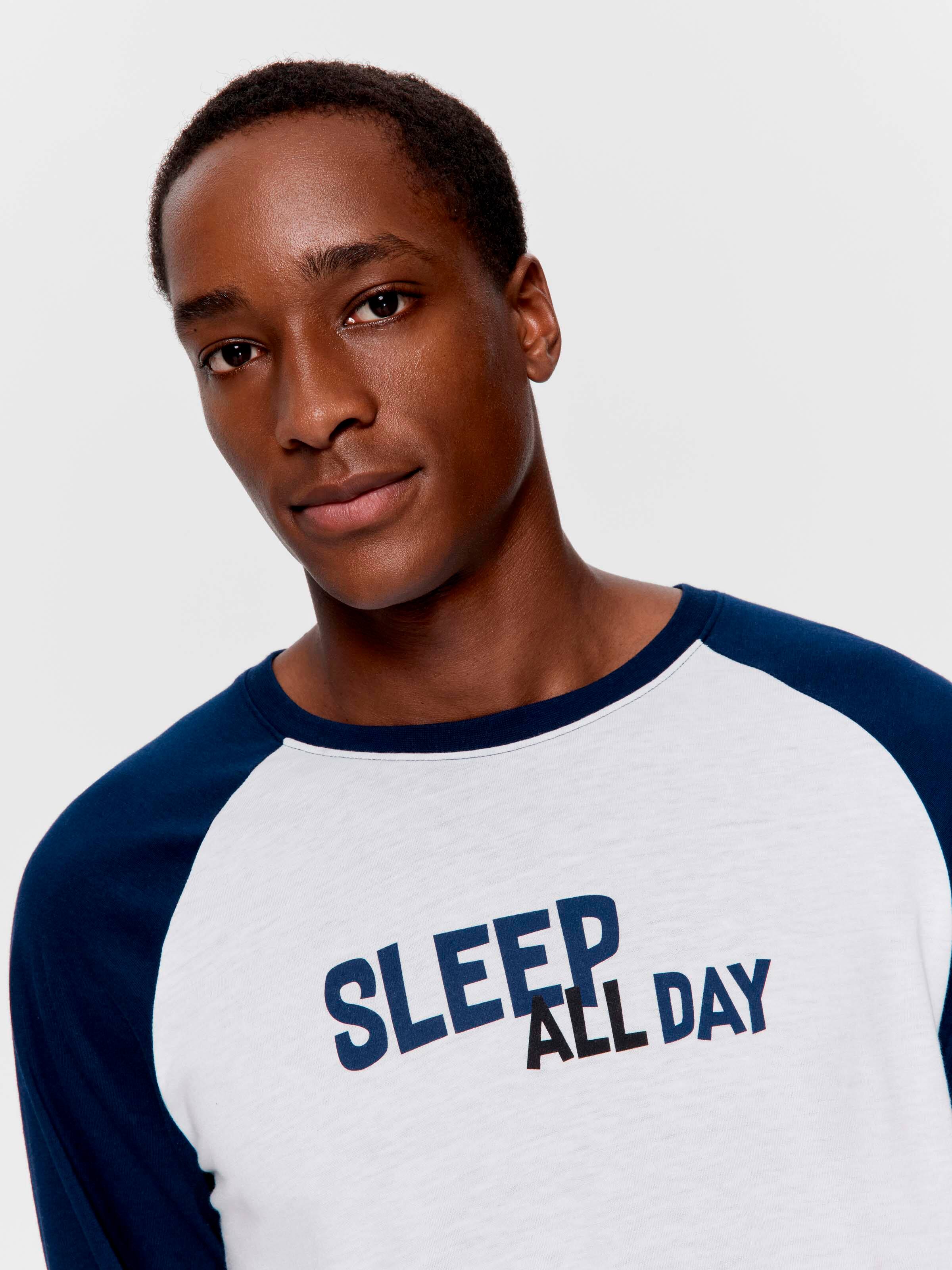 Sleep All Day Long Sleeve Top