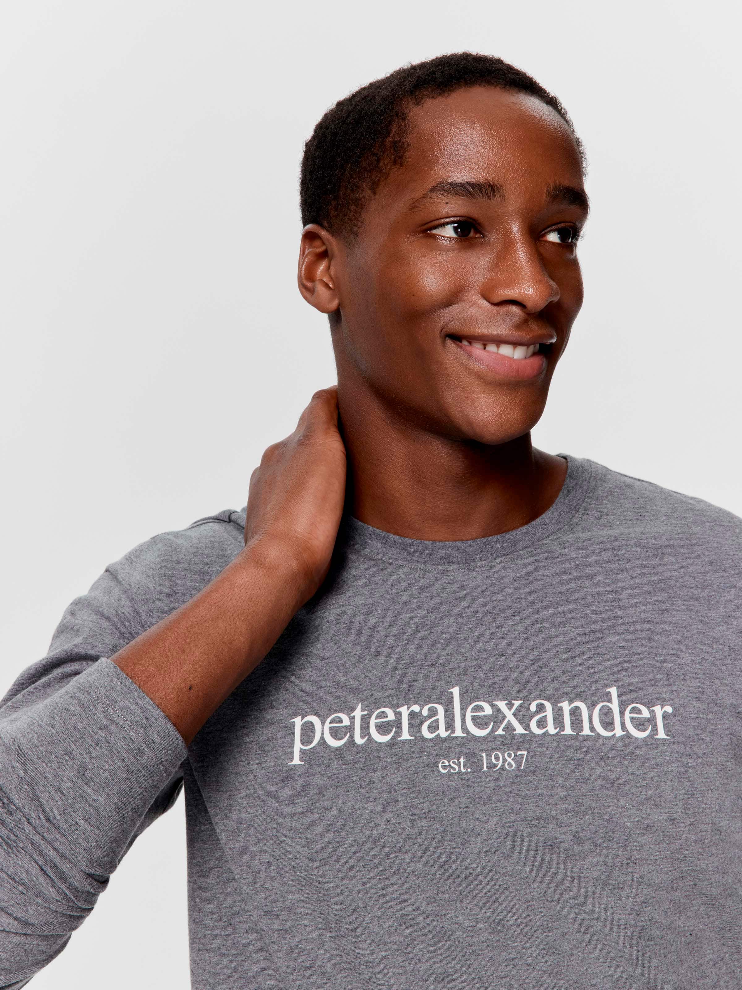 Charcoal Long Sleeve Top