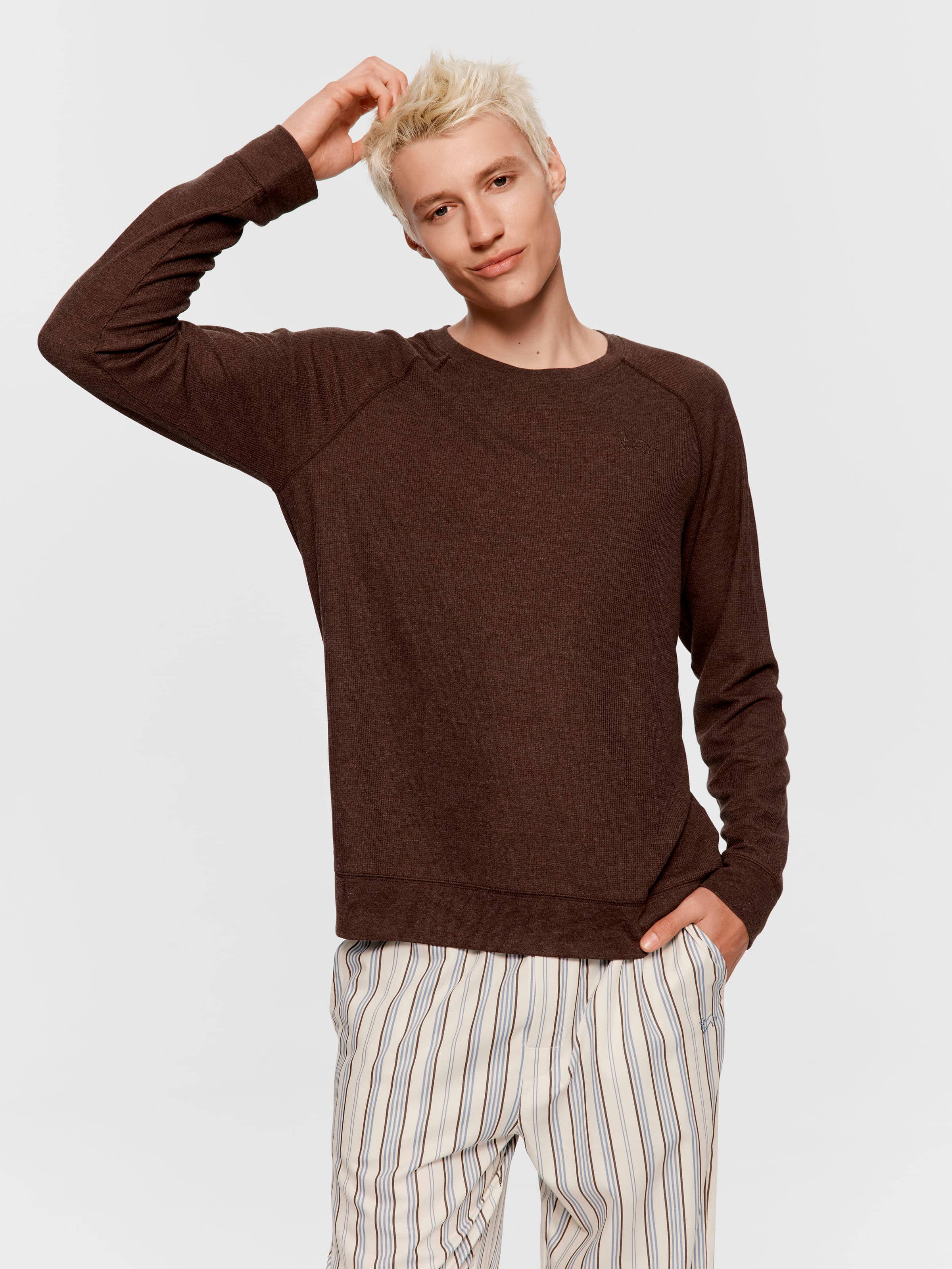 Waffle Long Sleeve Top