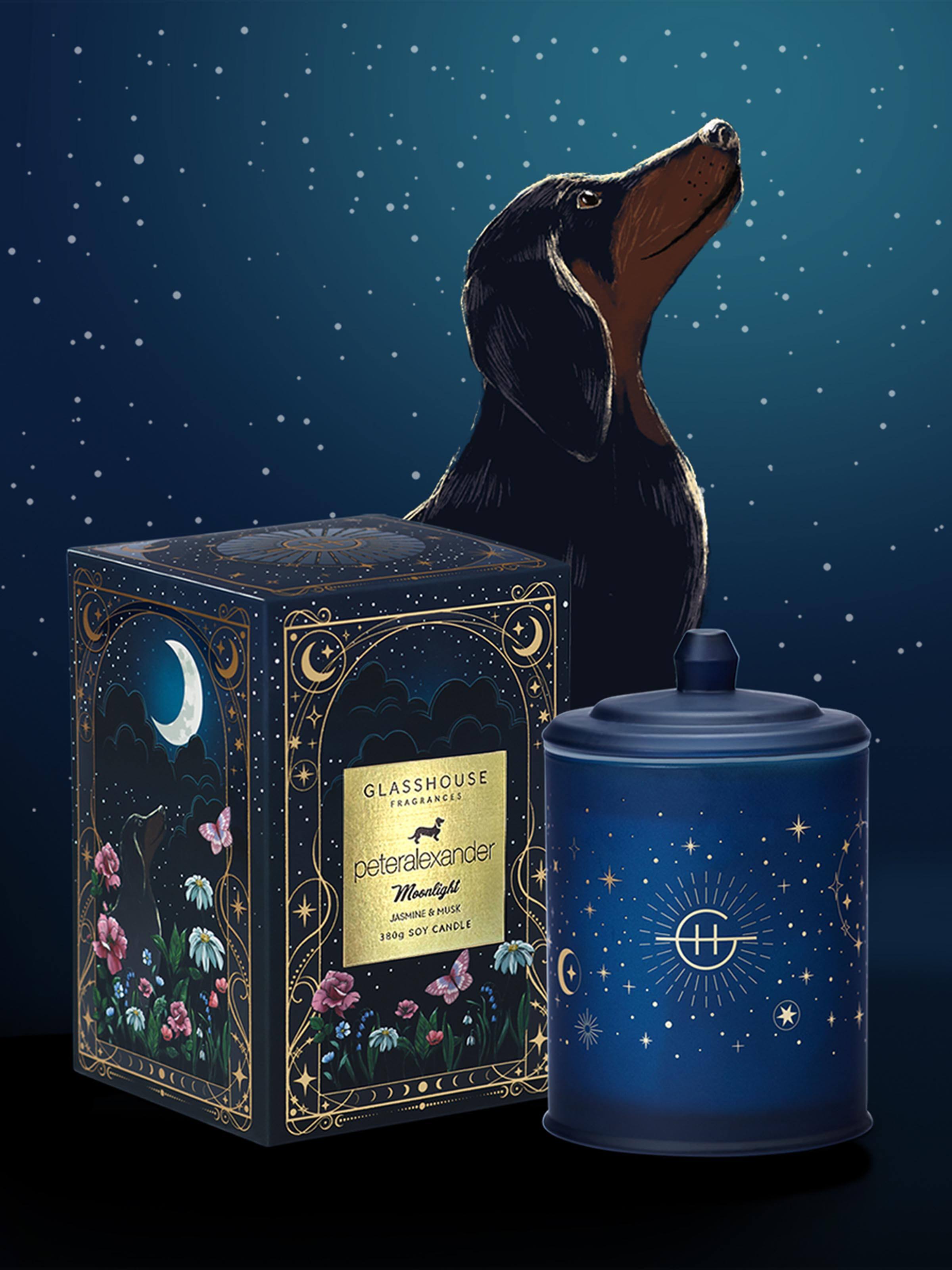 Glasshouse Fragrances Limited Edition Moonlight 380G Candle
