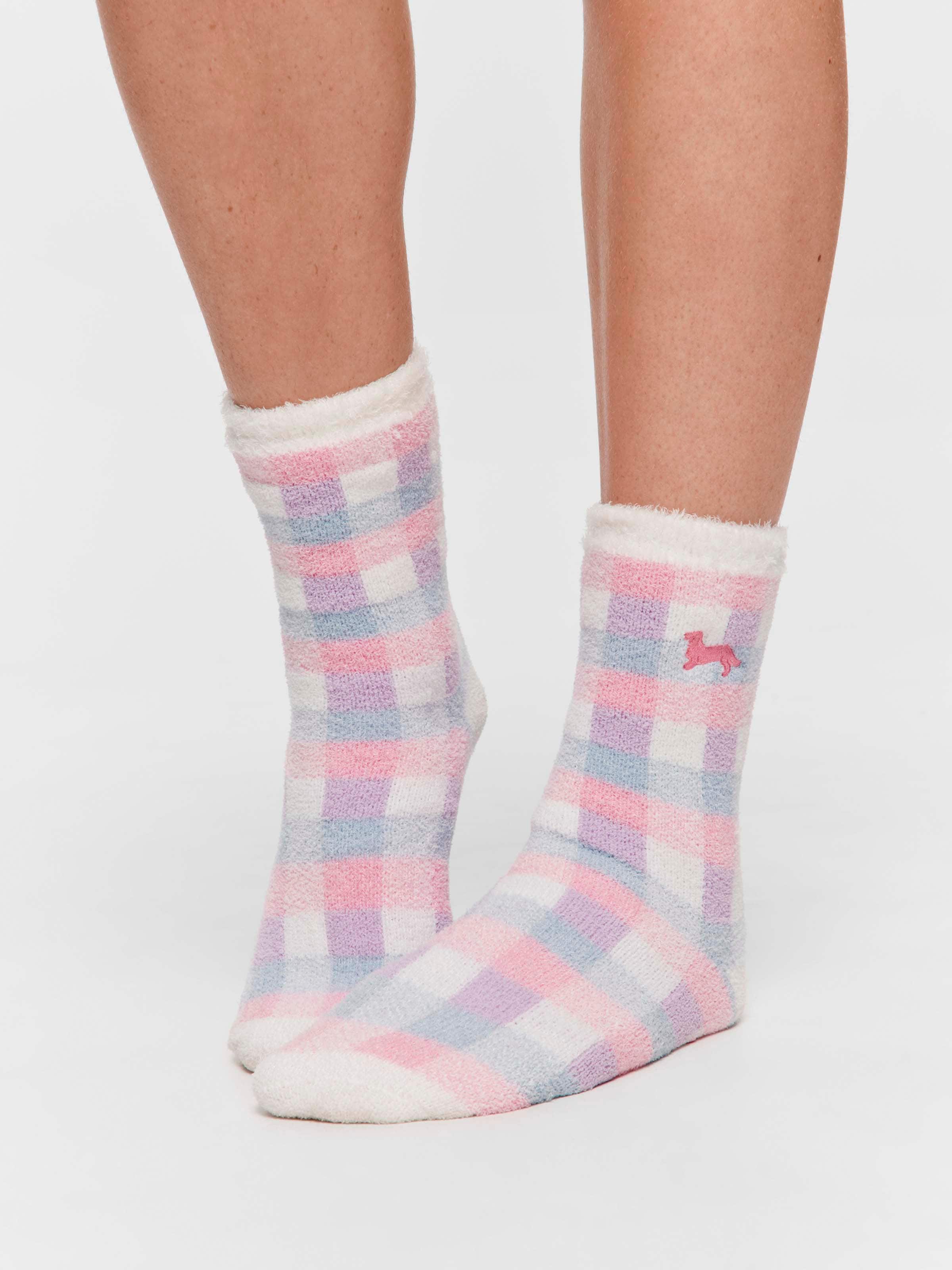 Cosy Check Sock