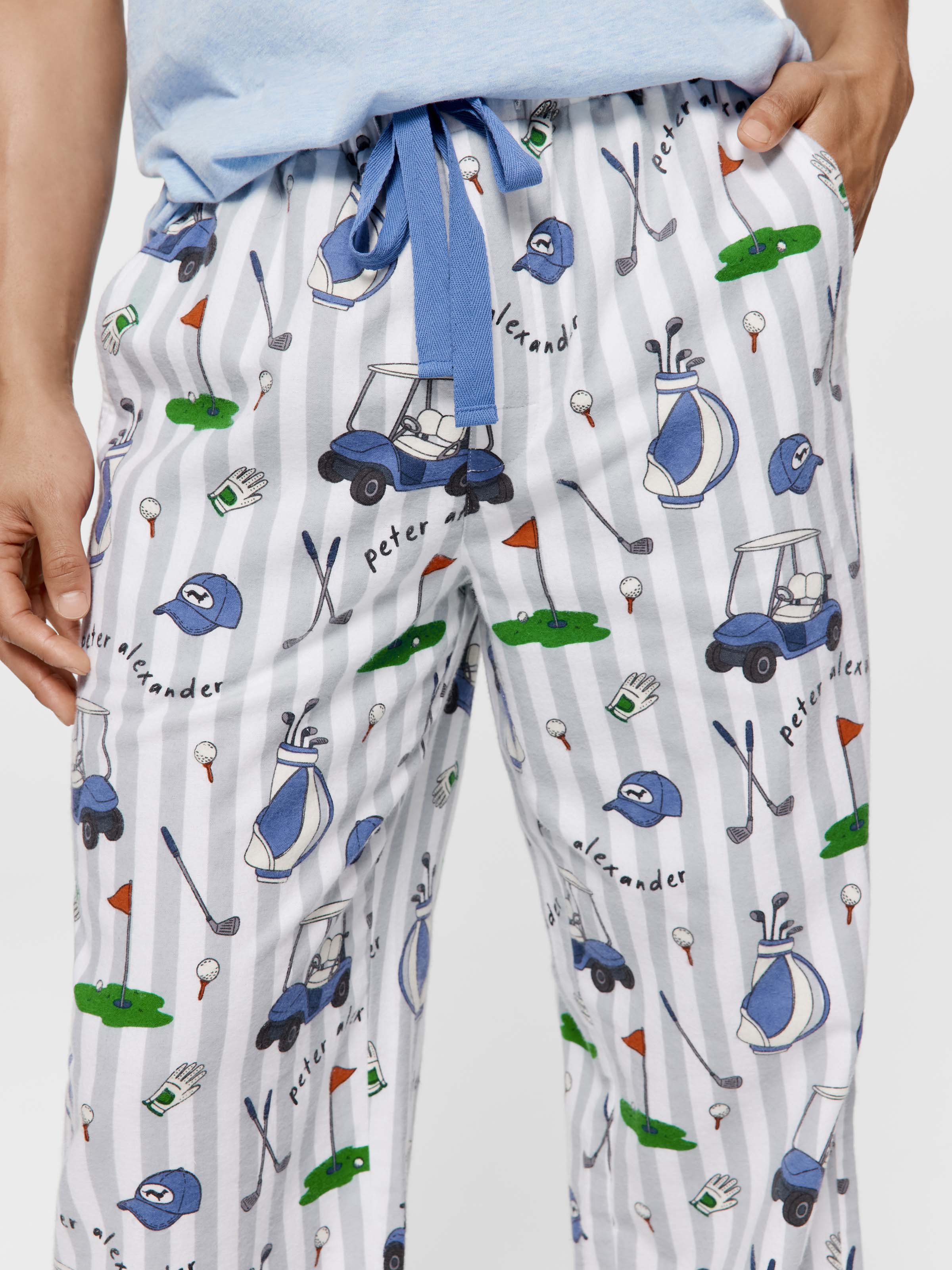 Golf Trip 100% Cotton Flannelette Classic Pj Pant