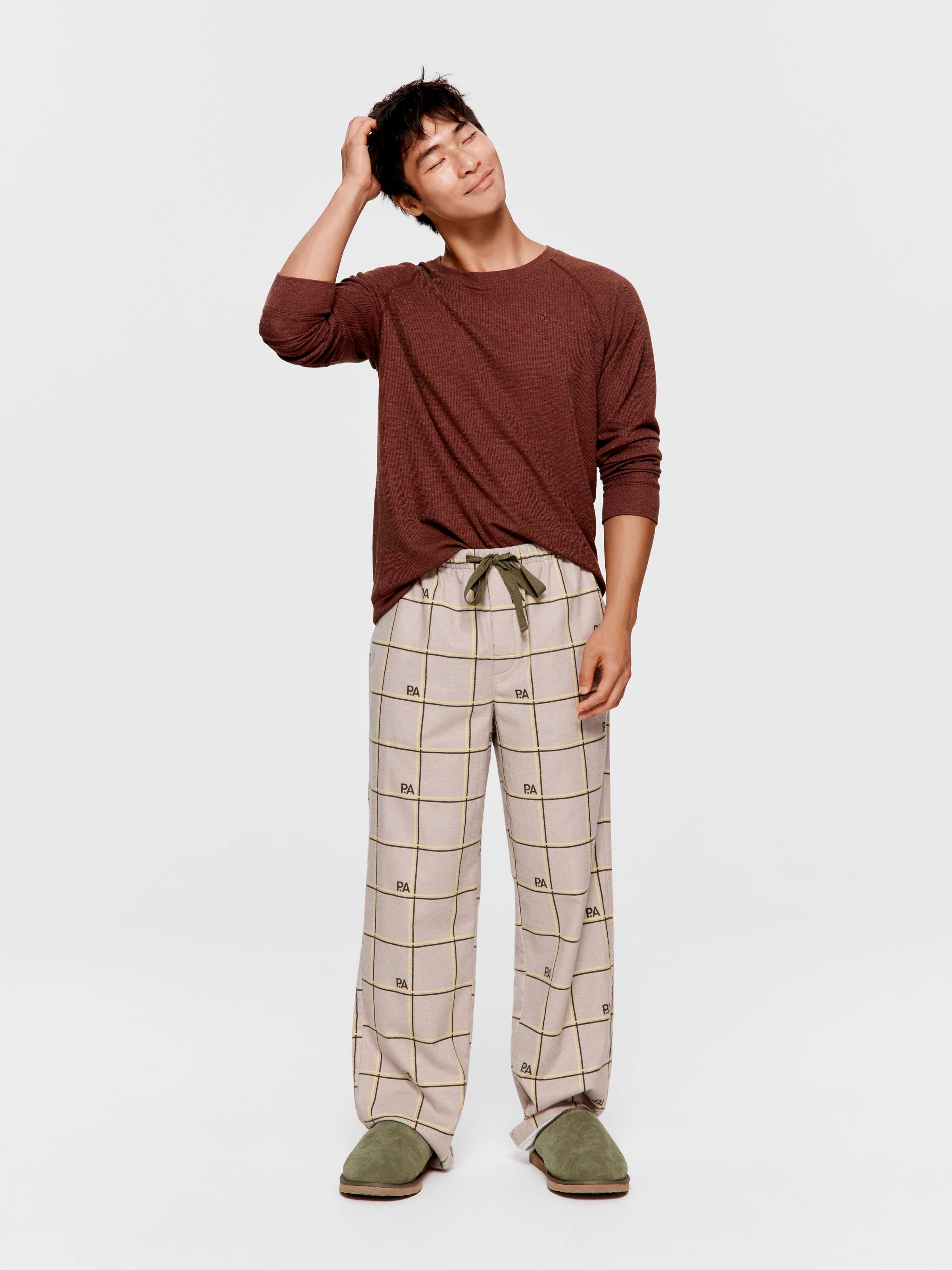 Windowpane 100% Cotton Flannelette Classic Pj Pant