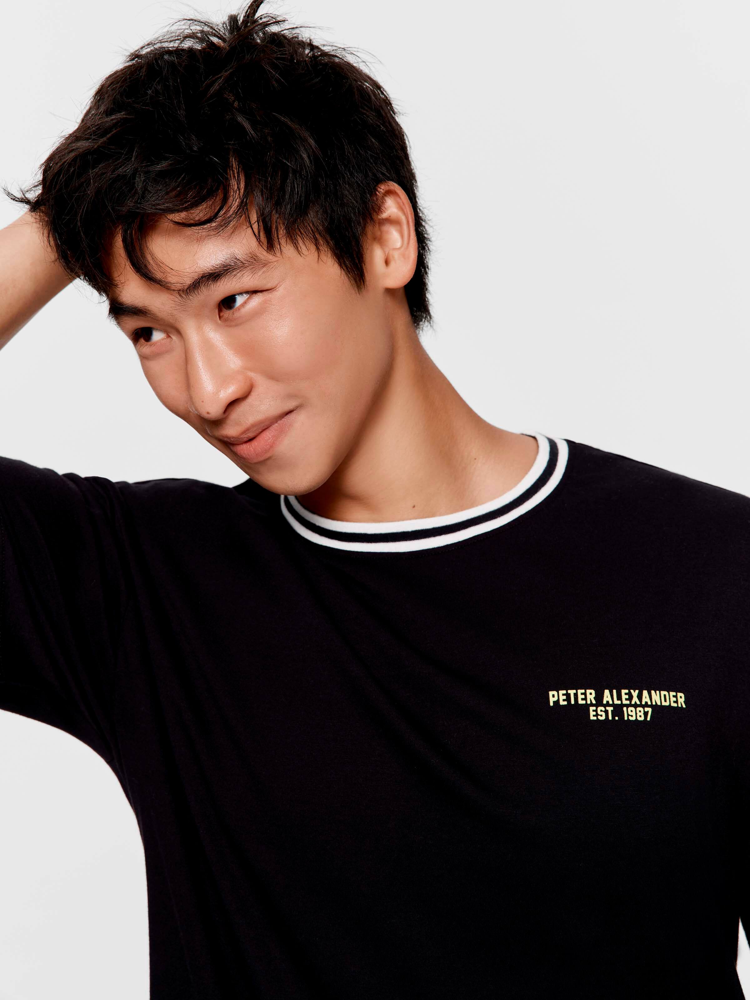Black Relaxed Tee