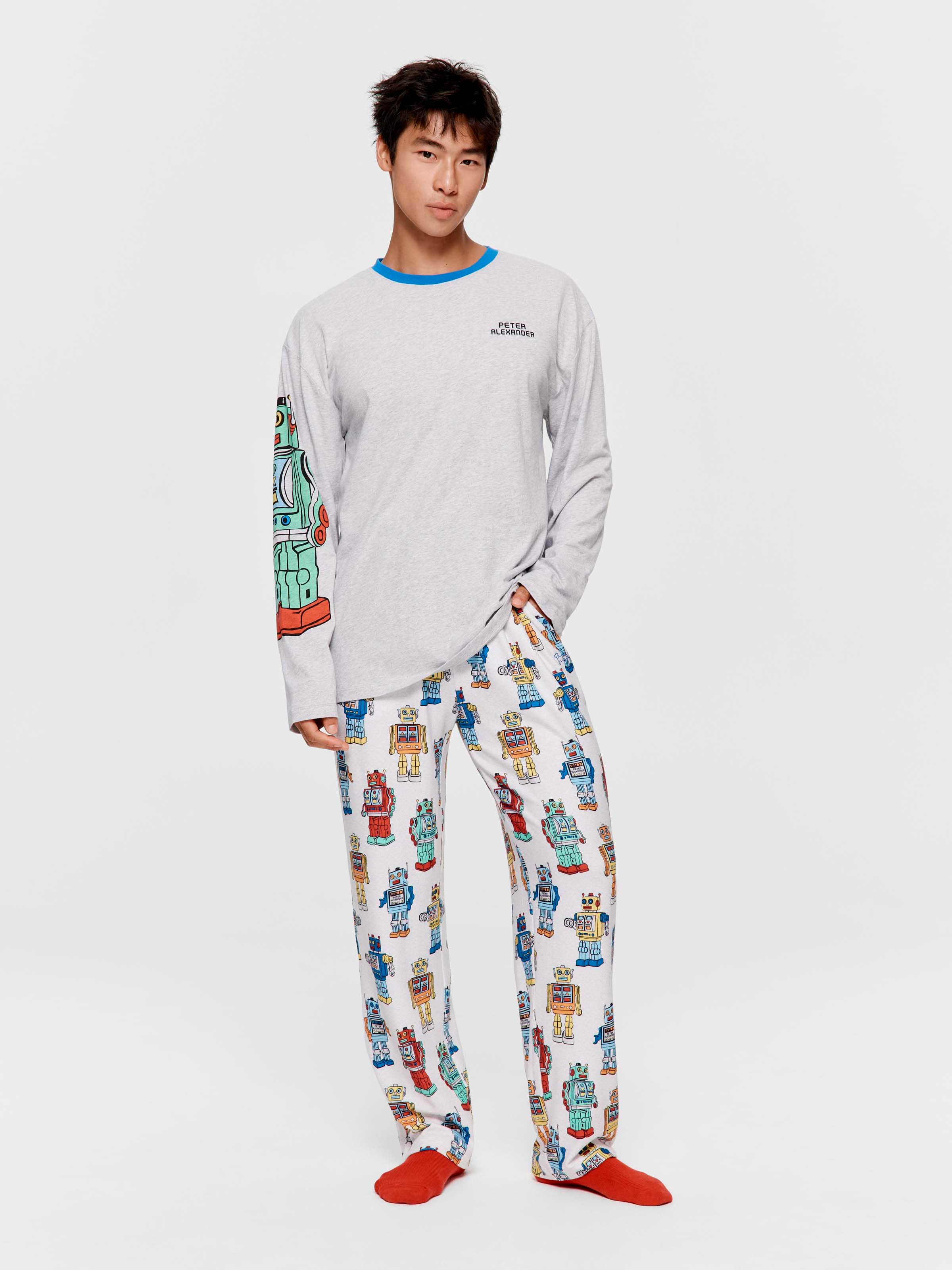 Robot 100% Cotton Long Sleeve Tee