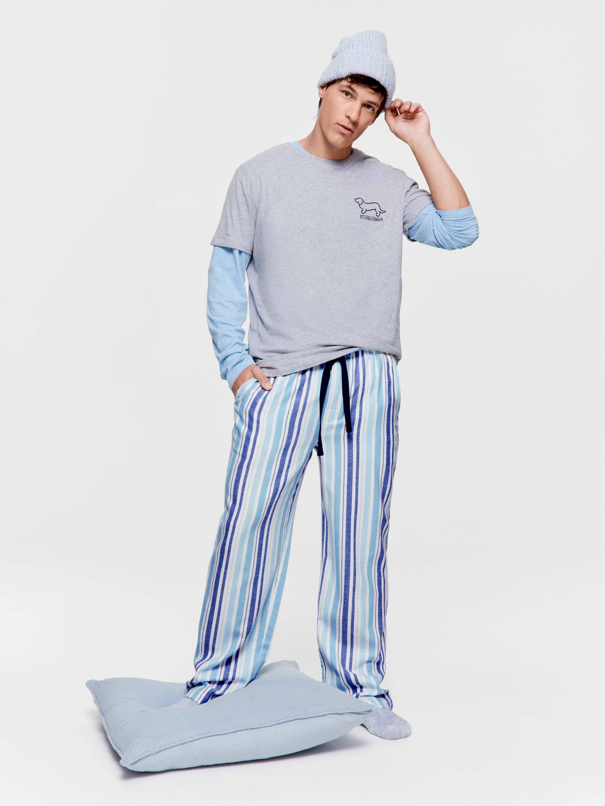 Gradient Blue Stripe Classic Pj Pant