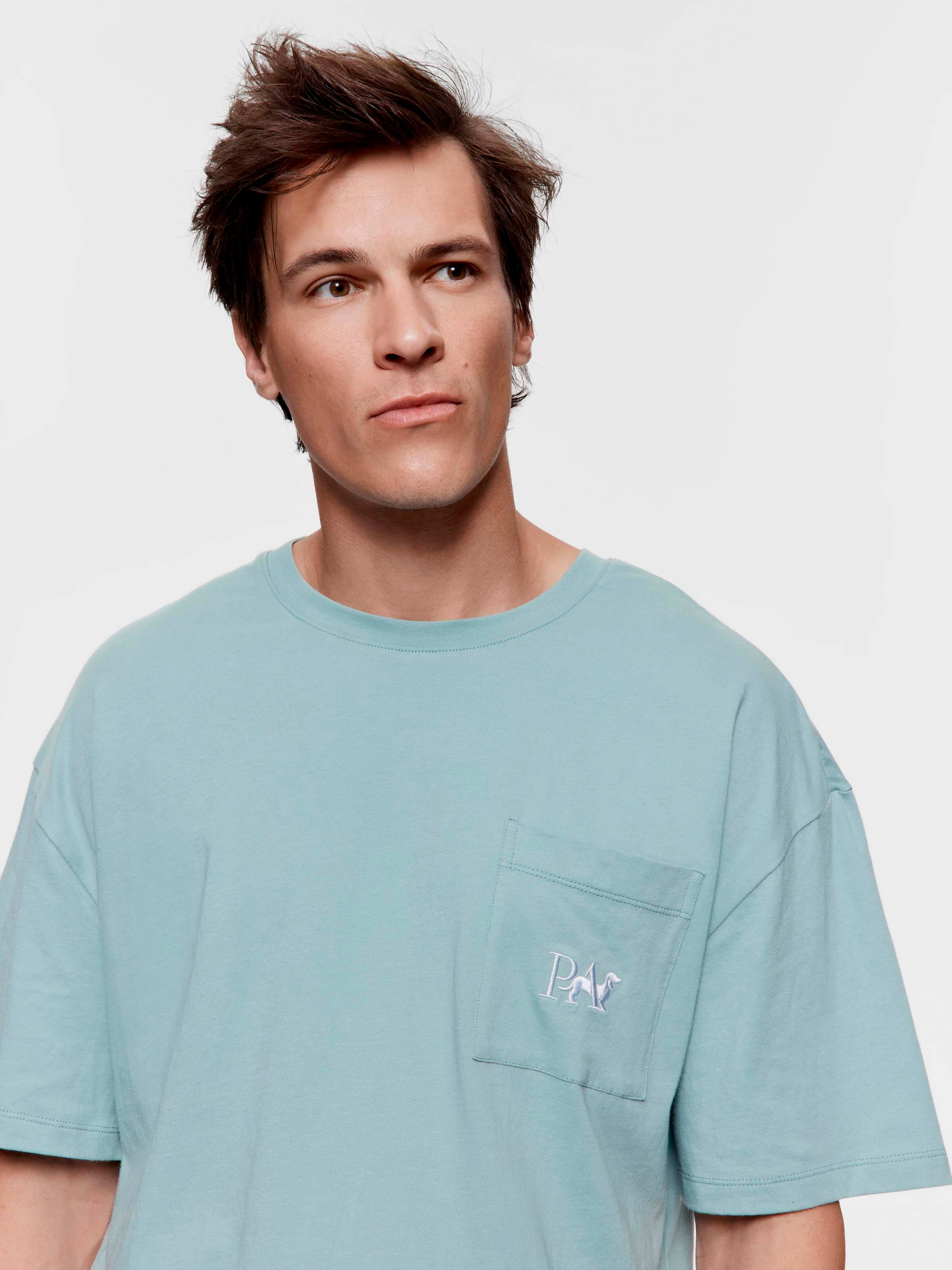 Green Relaxed P.A Pocket Tee