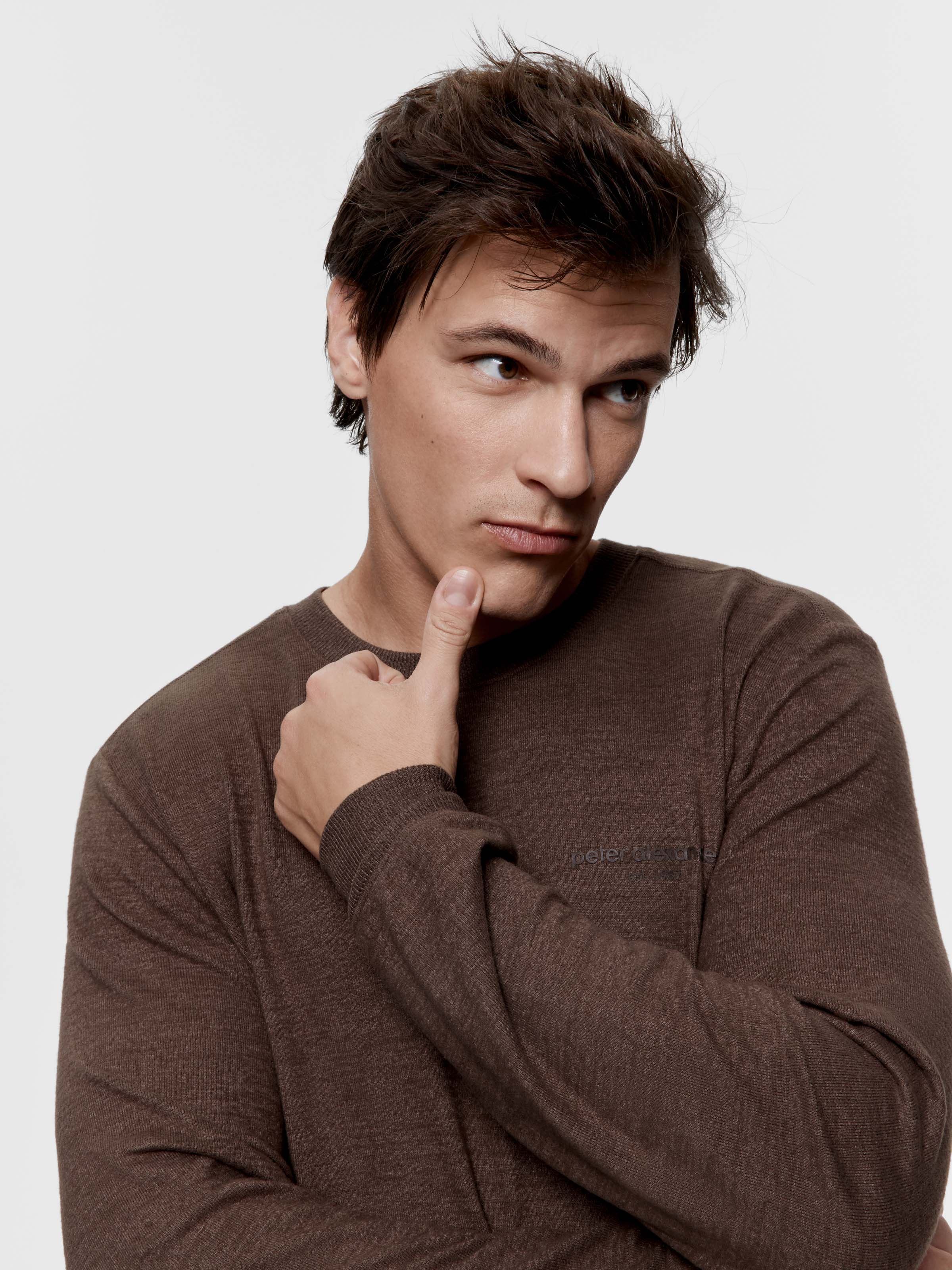 Fuzzy Chocolate Sweater