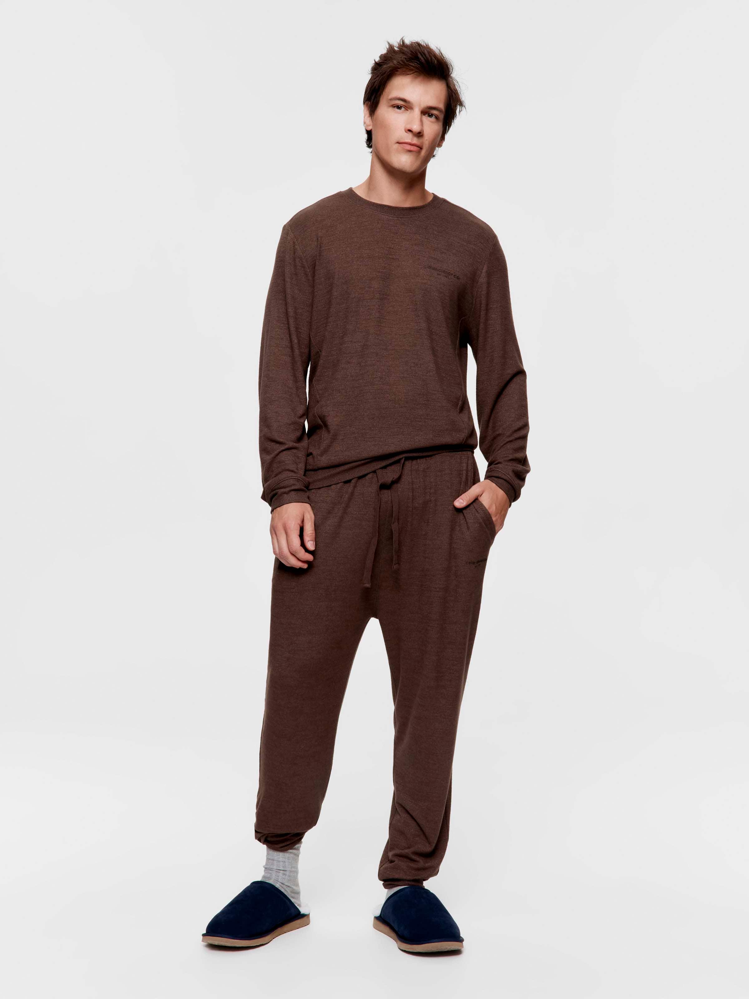 Fuzzy Chocolate Jogger Pj Pant
