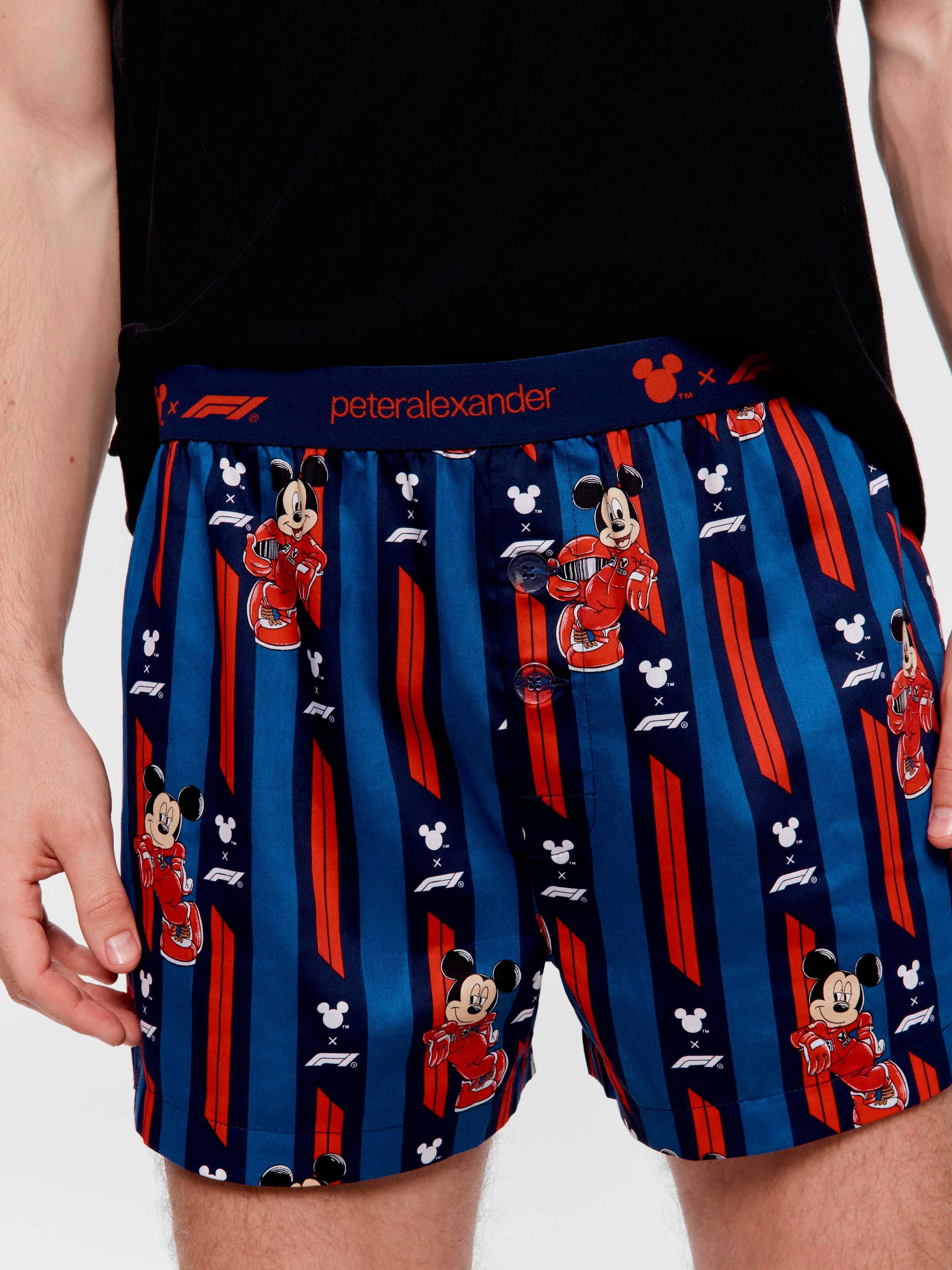 F1 X Mickey Mouse 100% Cotton Boxer Short