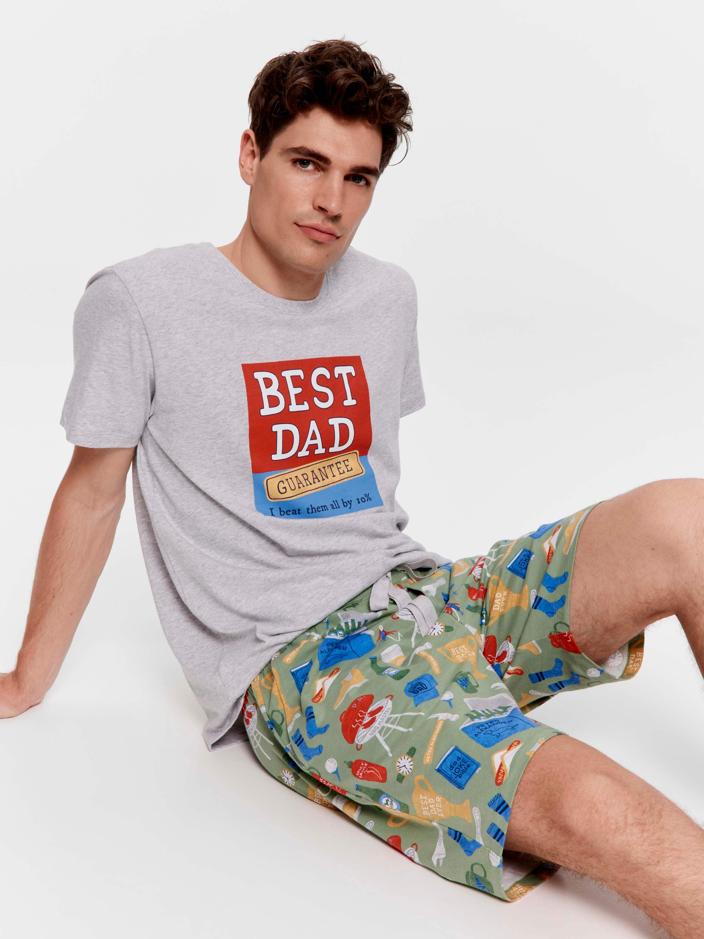 Best Dad Ever Short Sleeve Pj Set