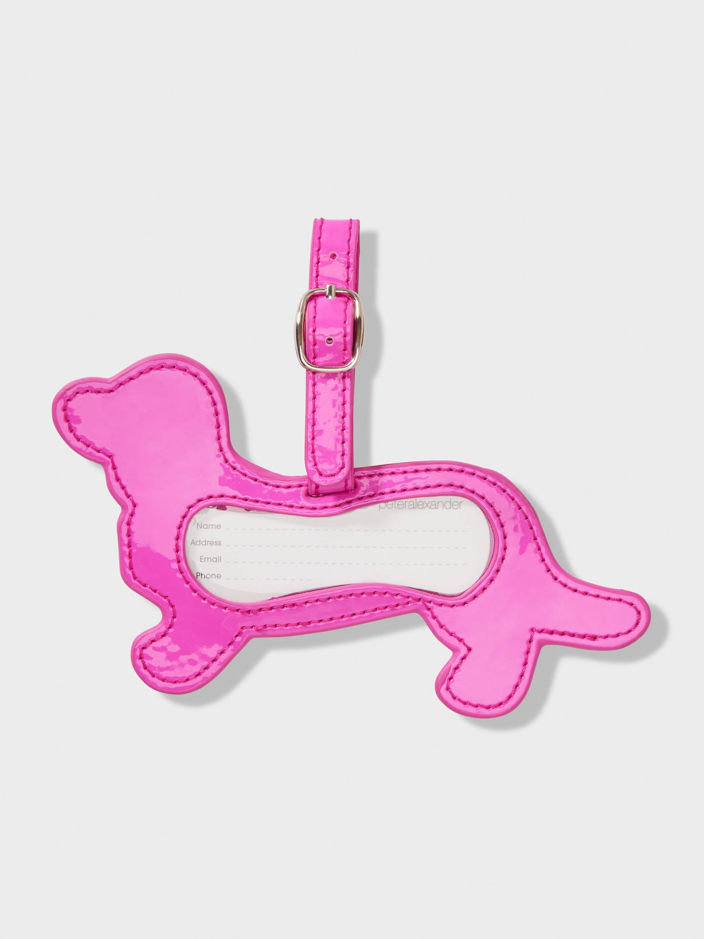 Pink Penny Luggage Tag