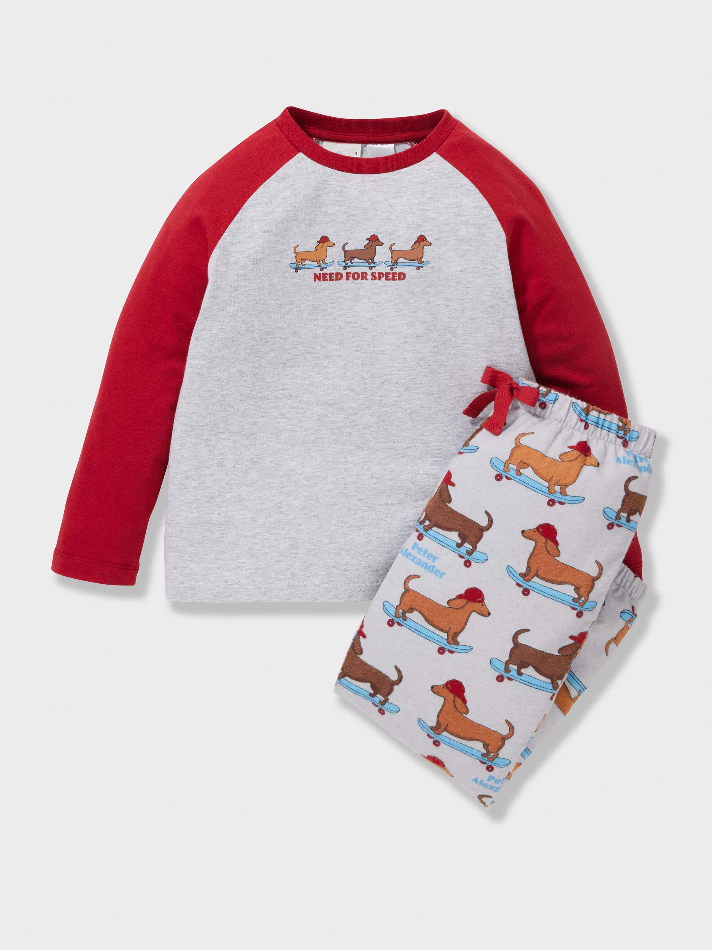 Boys Penny Skater 100% Cotton Long Pj Set