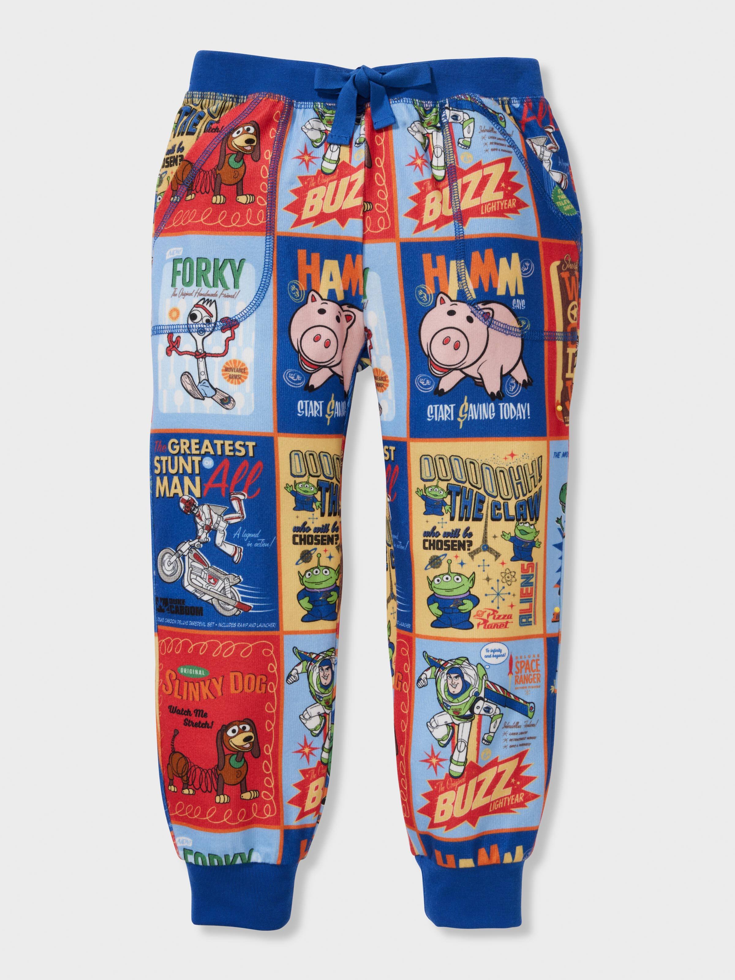 Boys Toy Story Plush Long Pj Set
