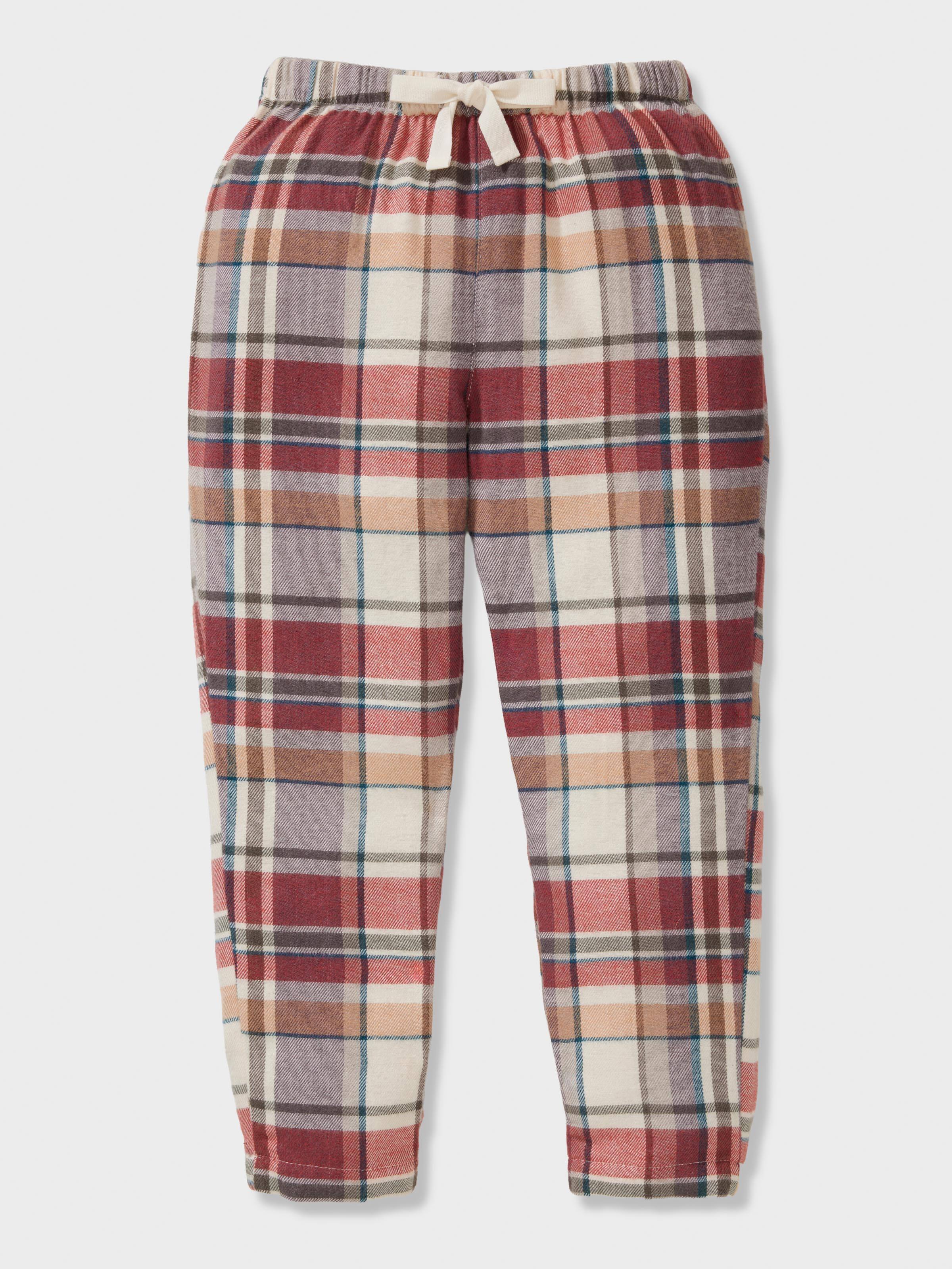 Boys Waffle Check Long Pj Set